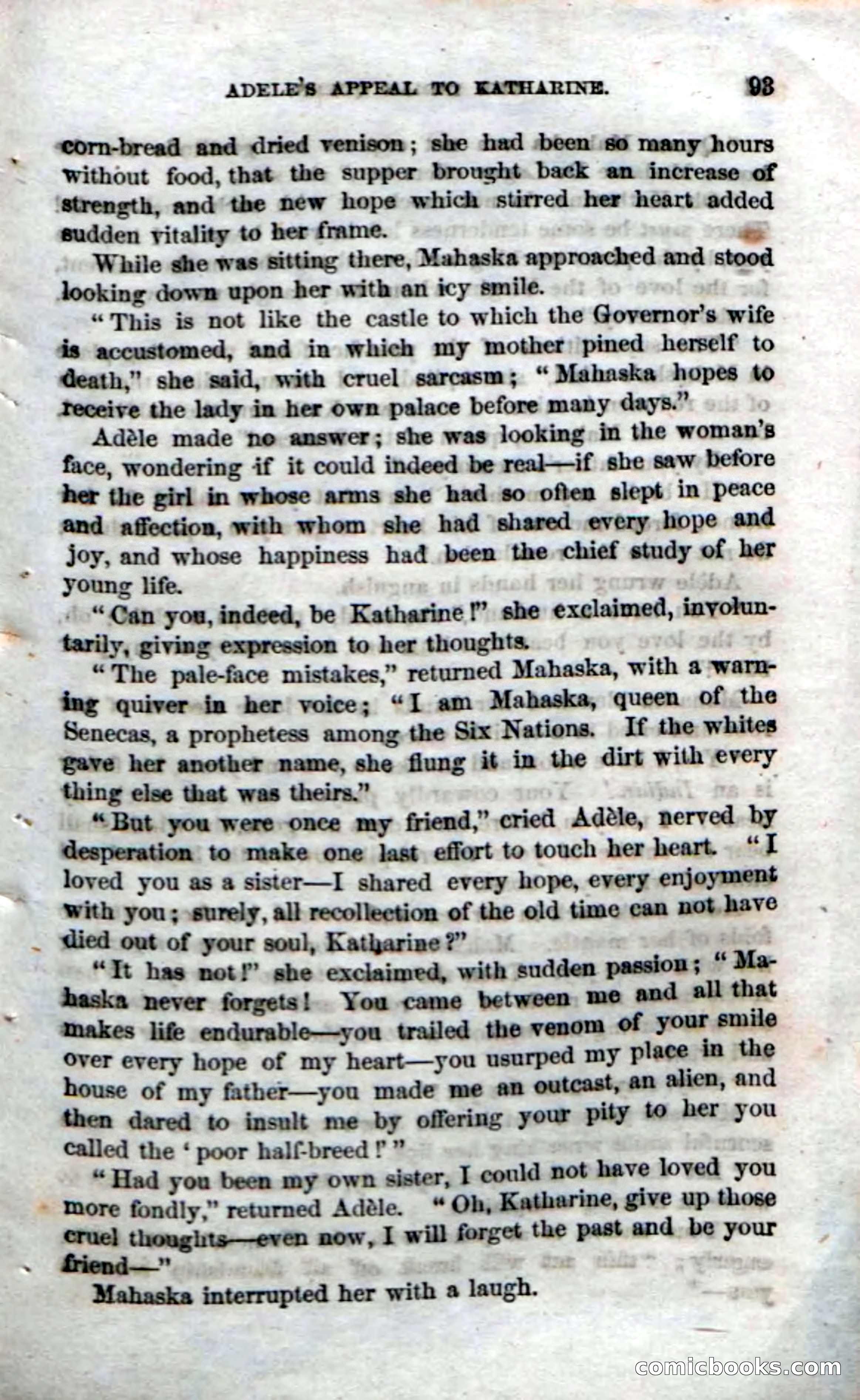 Beadle's Dime Novels No. 70: The Indian Queen — page 95 of 102
