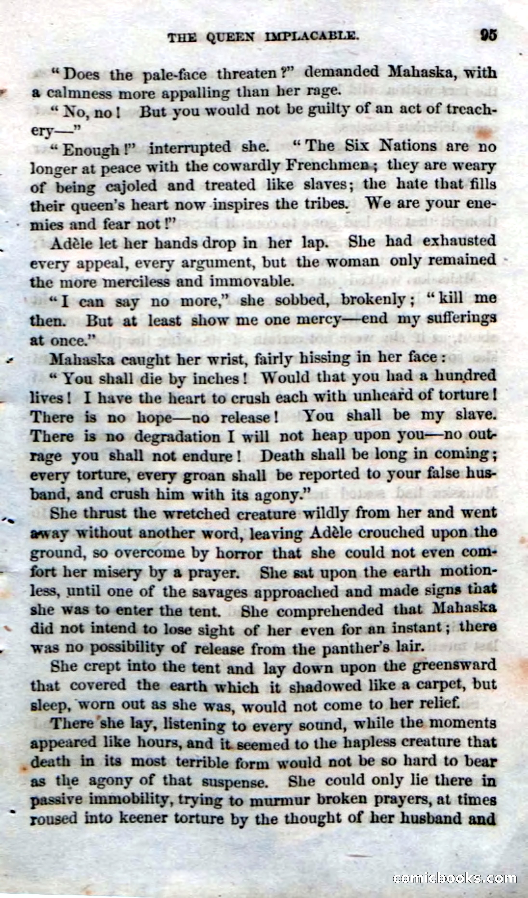 Beadle's Dime Novels No. 70: The Indian Queen — page 97 of 102