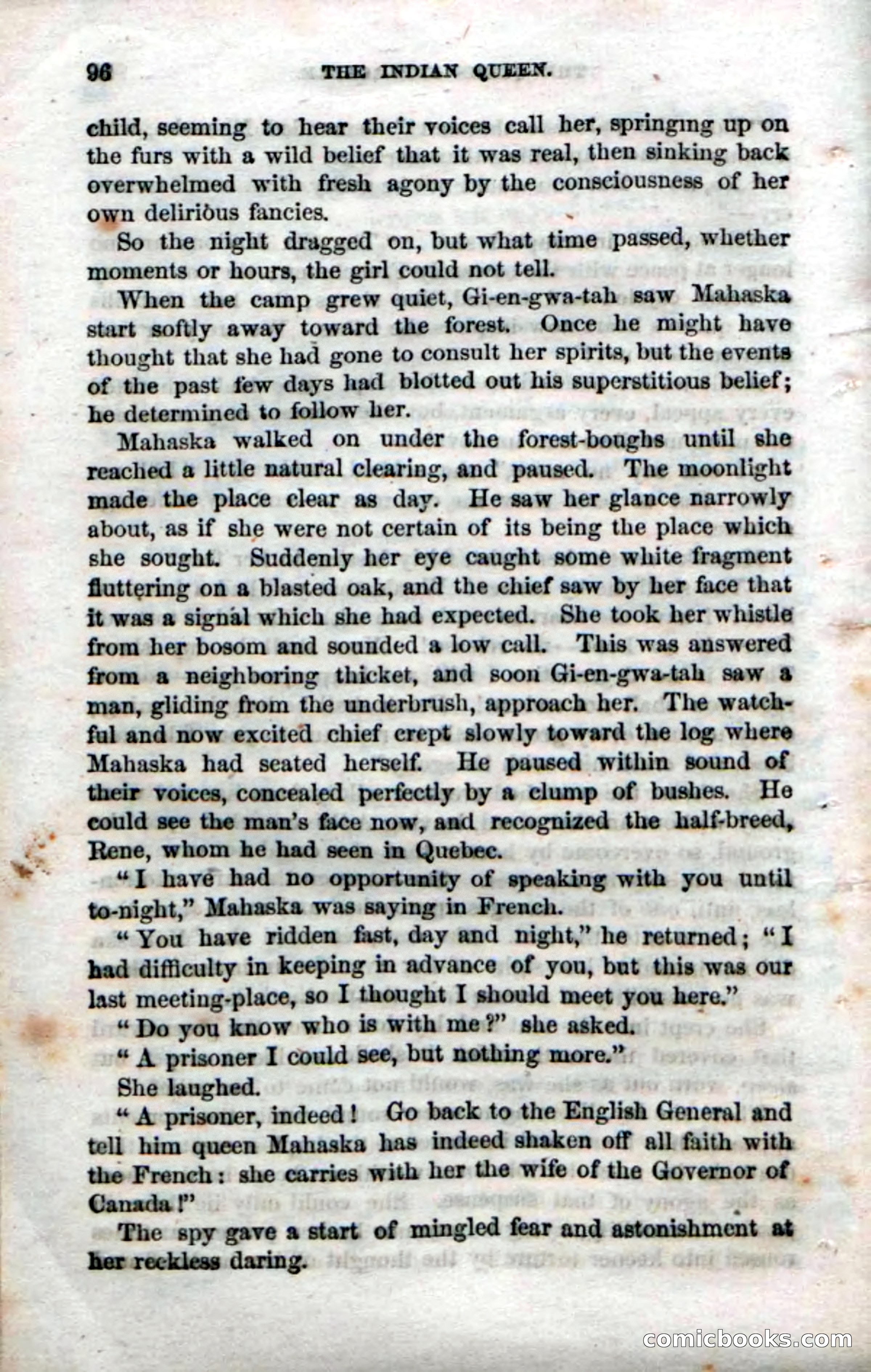 Beadle's Dime Novels No. 70: The Indian Queen — page 98 of 102