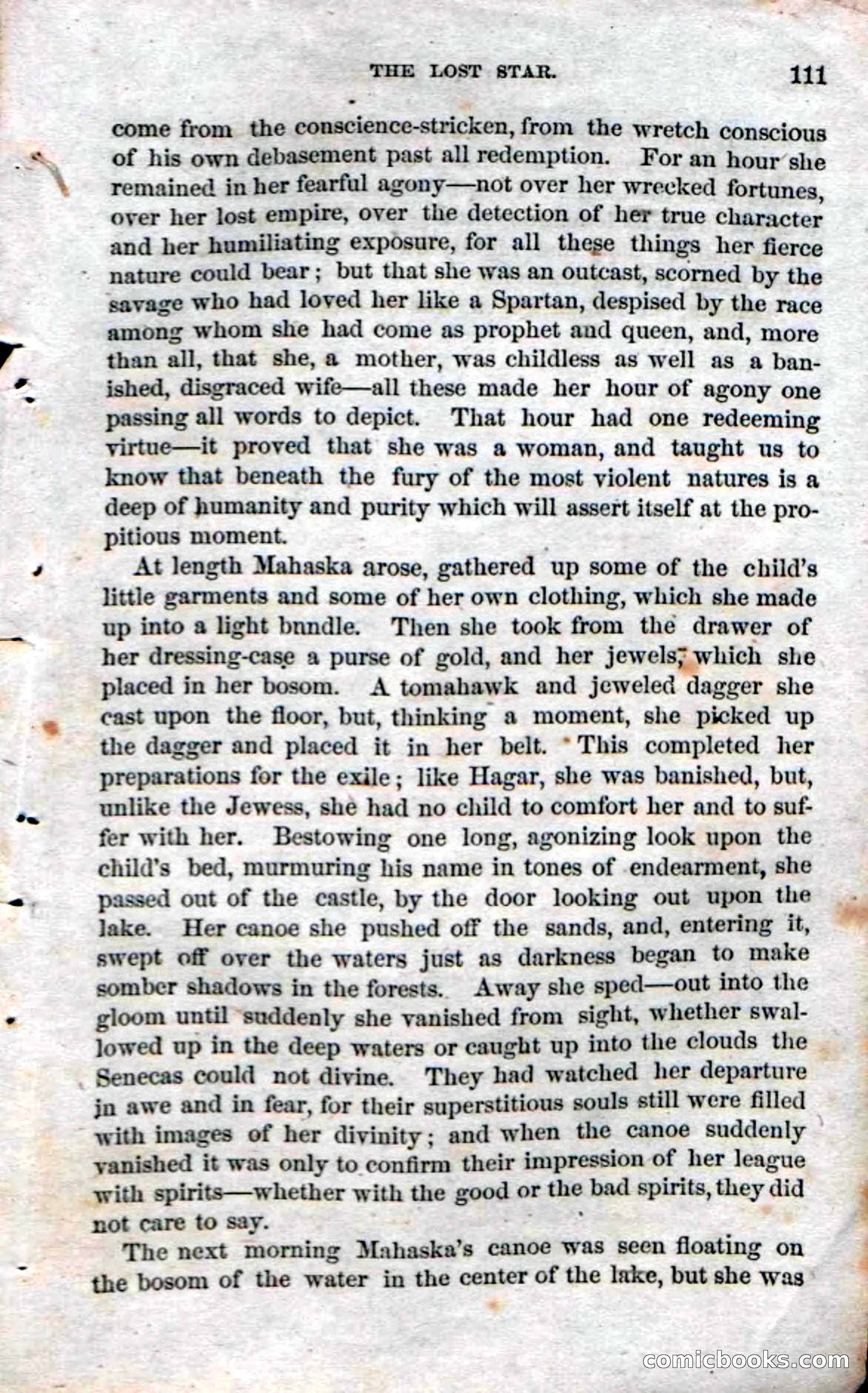 Beadle's Dime Novels No. 70: The Indian Queen — page 101 of 102