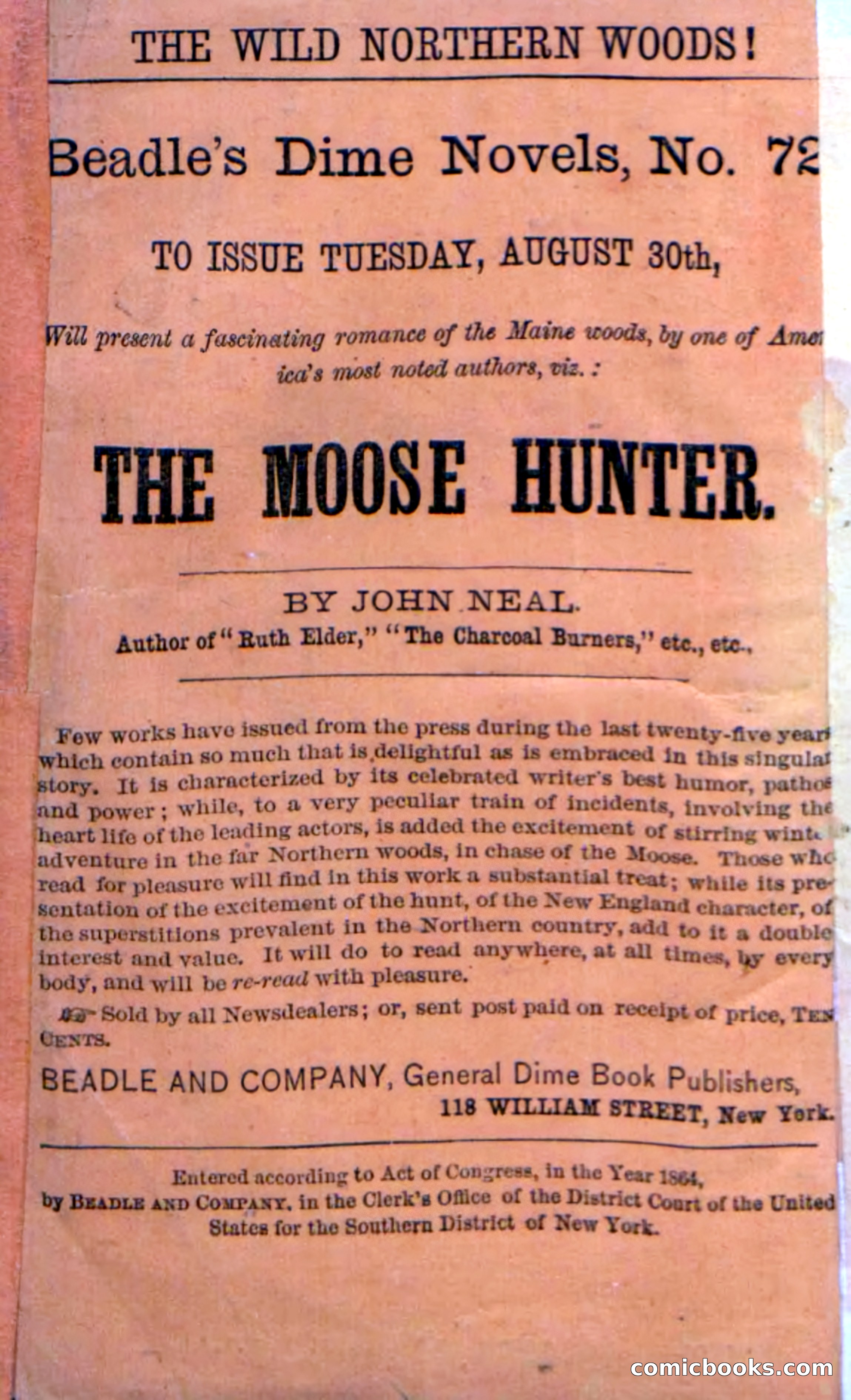 Beadle's Dime Novels No. 71: The Lost Trail — page 2 of 100