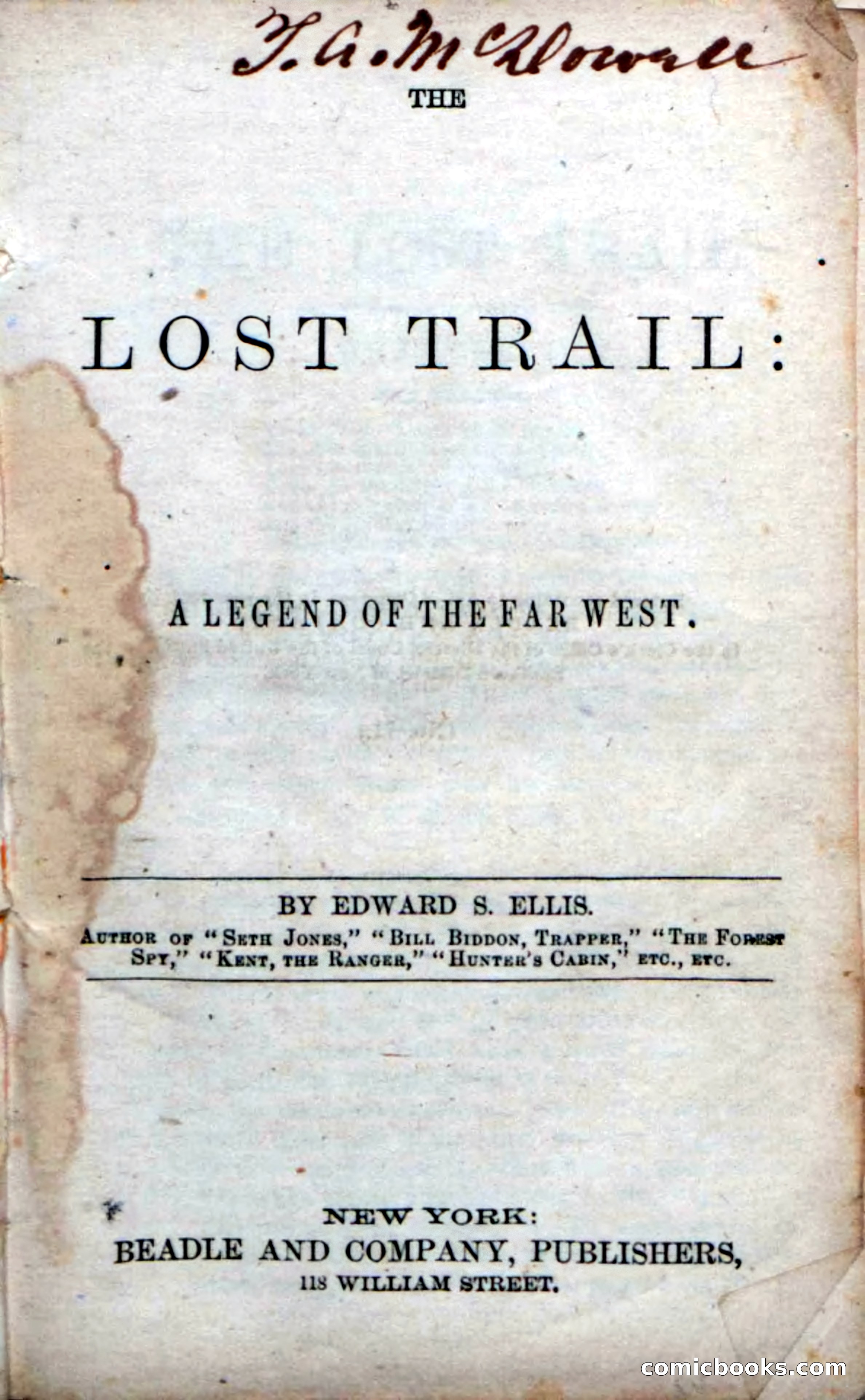 Beadle's Dime Novels No. 71: The Lost Trail — page 5 of 100