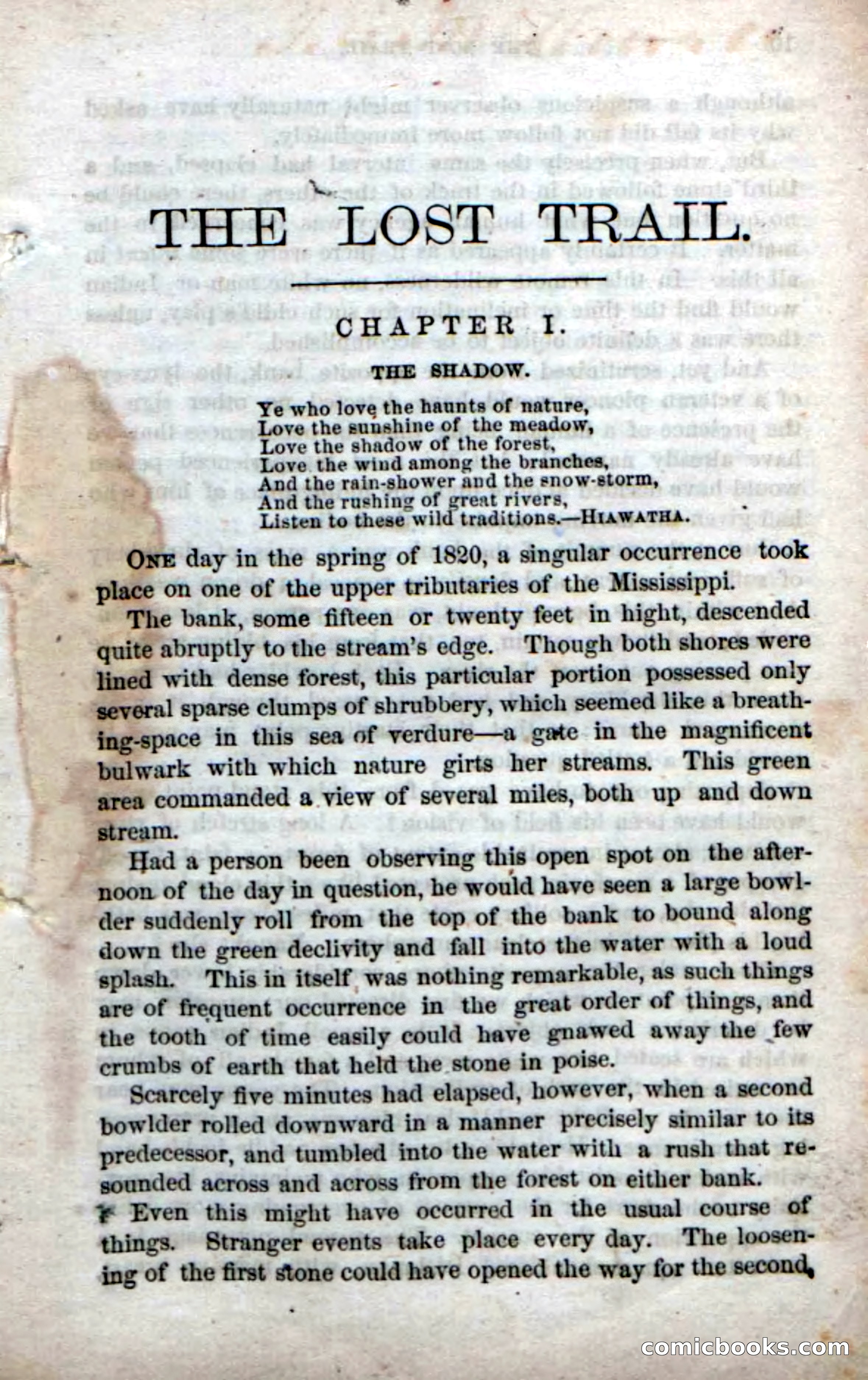Beadle's Dime Novels No. 71: The Lost Trail — page 7 of 100
