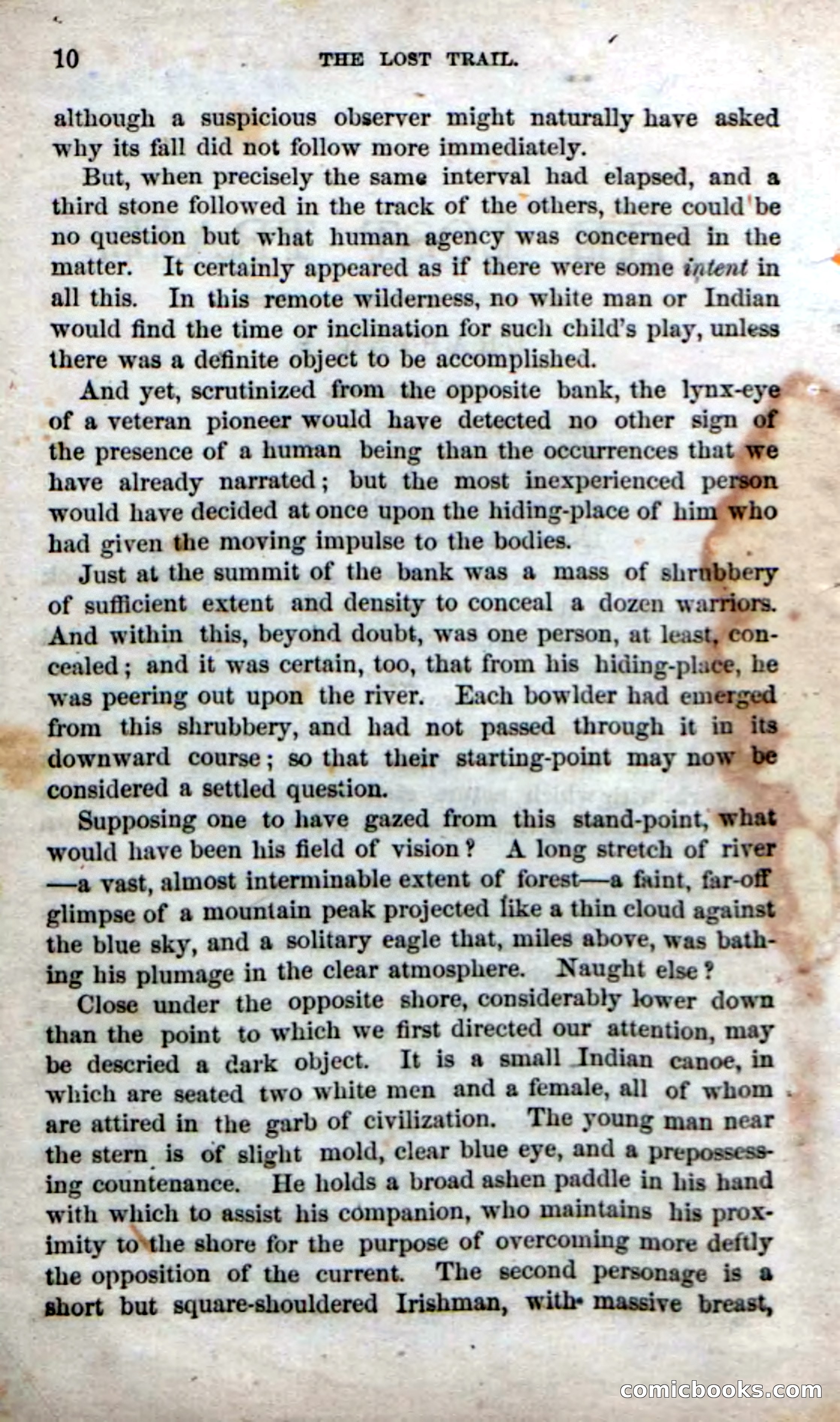 Beadle's Dime Novels No. 71: The Lost Trail — page 8 of 100
