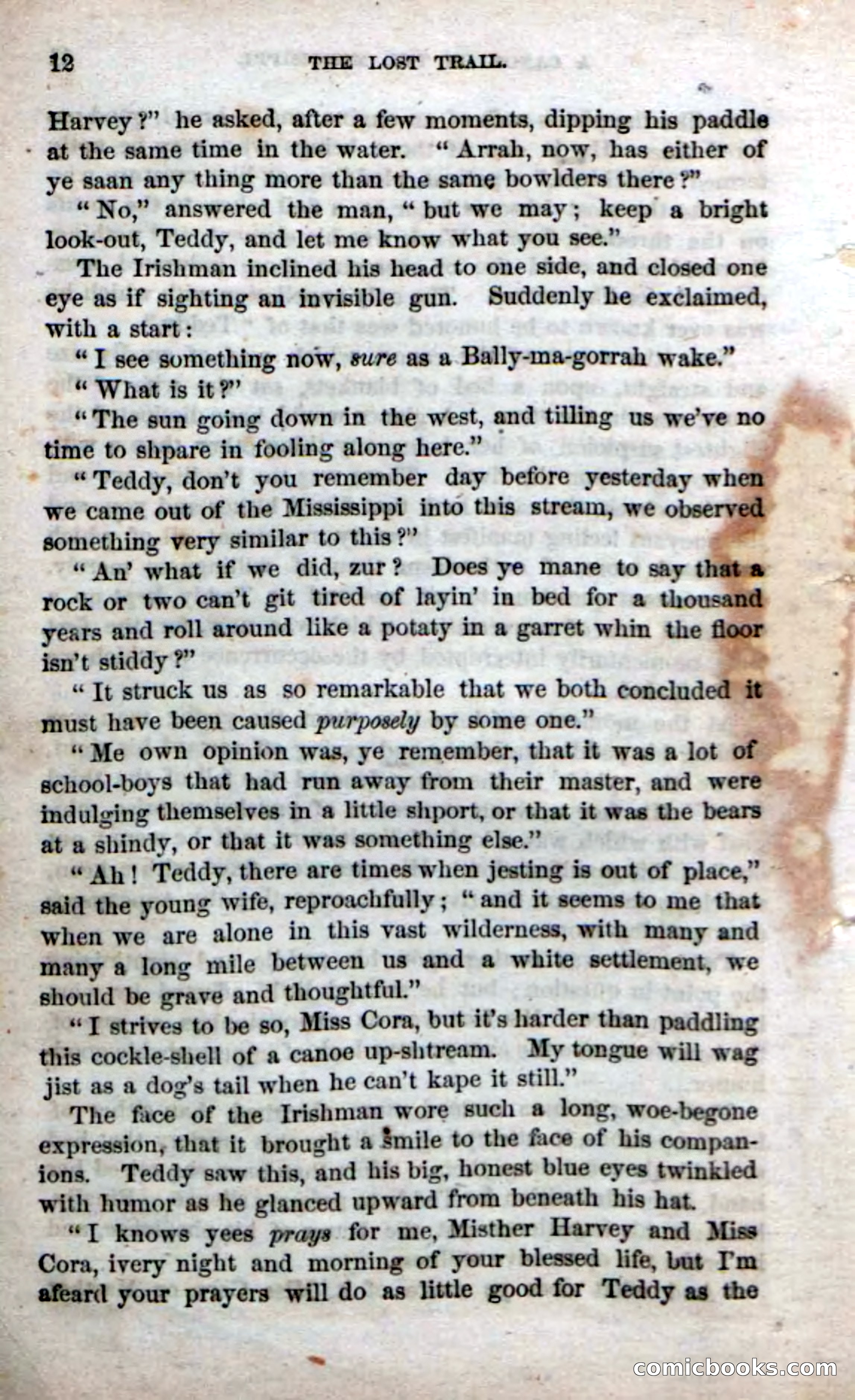 Beadle's Dime Novels No. 71: The Lost Trail — page 10 of 100