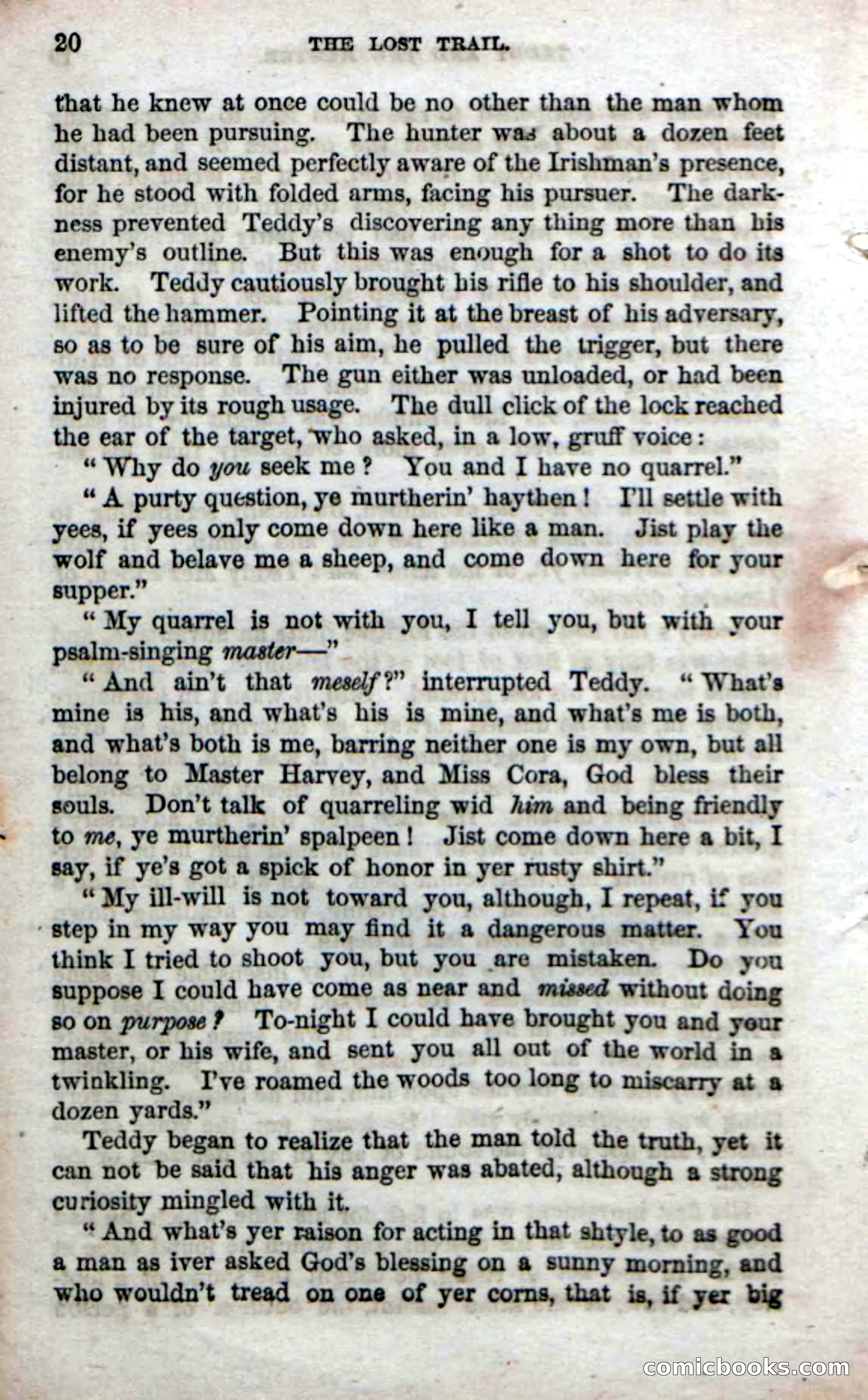 Beadle's Dime Novels No. 71: The Lost Trail — page 18 of 100