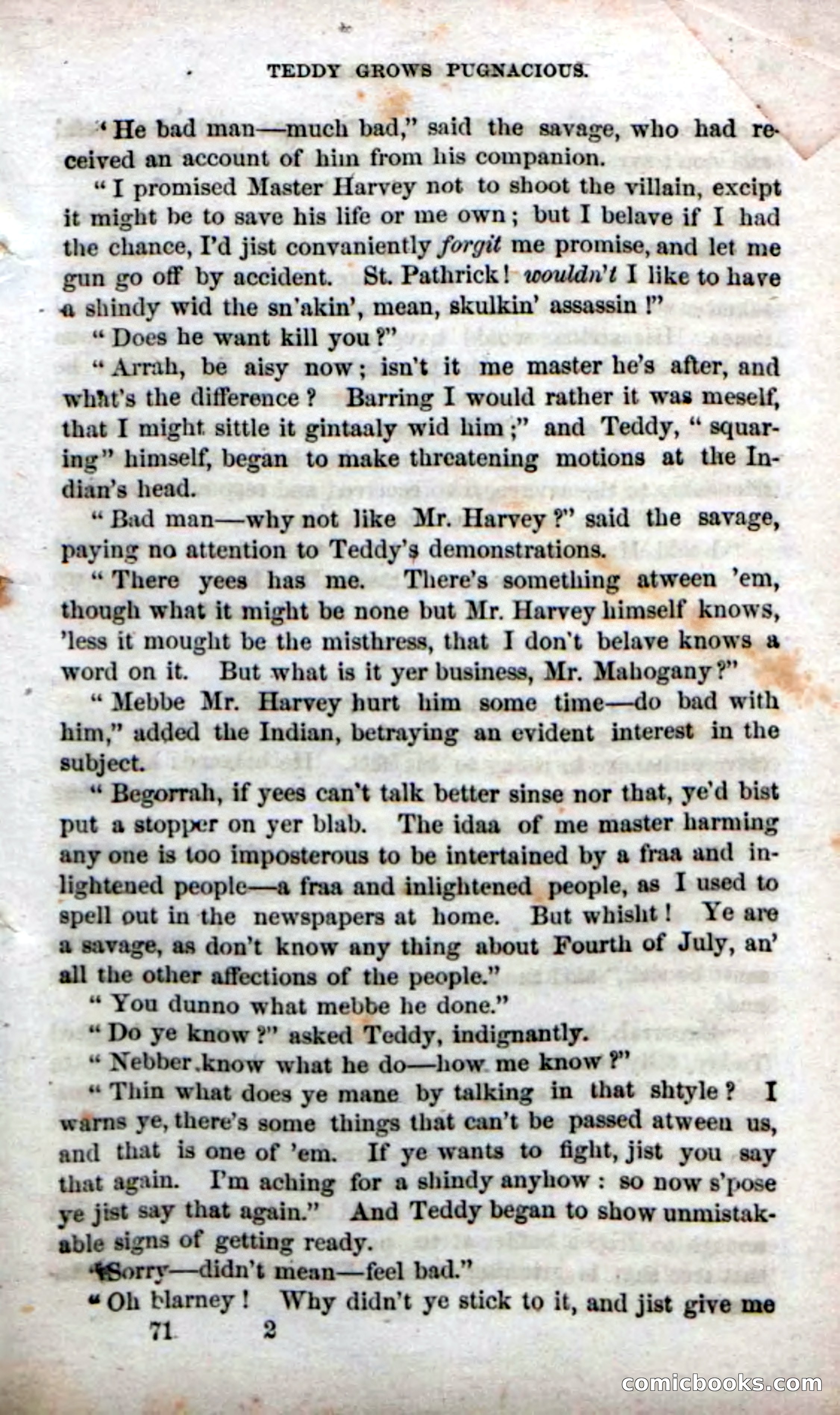 Beadle's Dime Novels No. 71: The Lost Trail — page 35 of 100