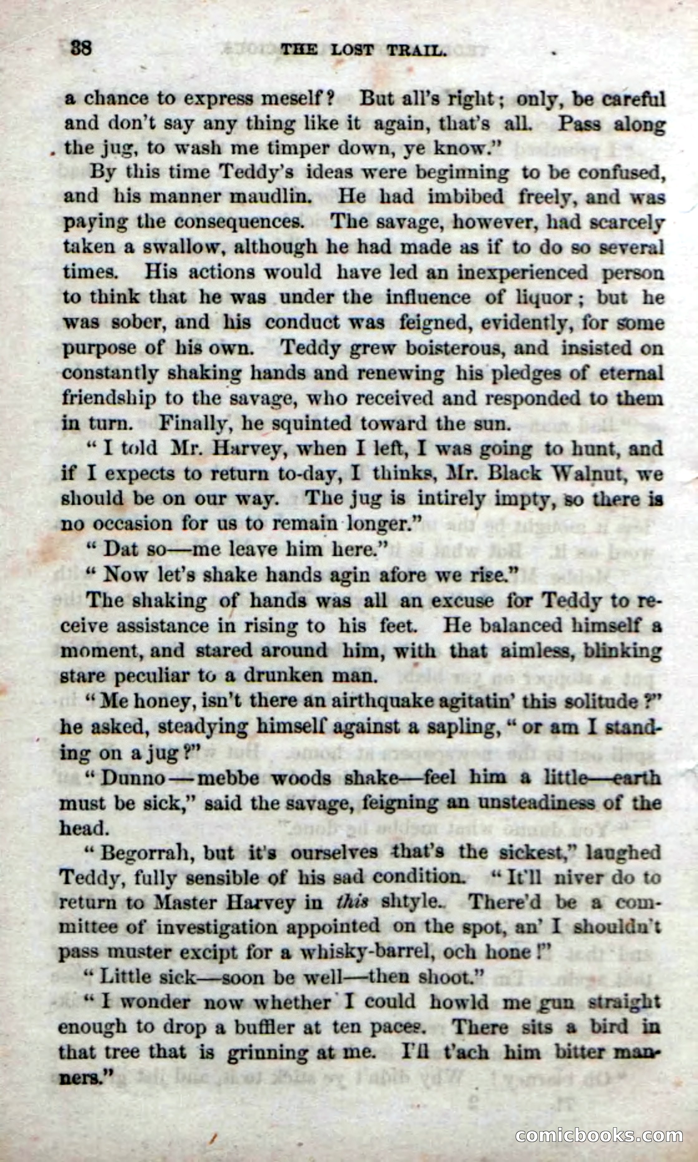 Beadle's Dime Novels No. 71: The Lost Trail — page 36 of 100
