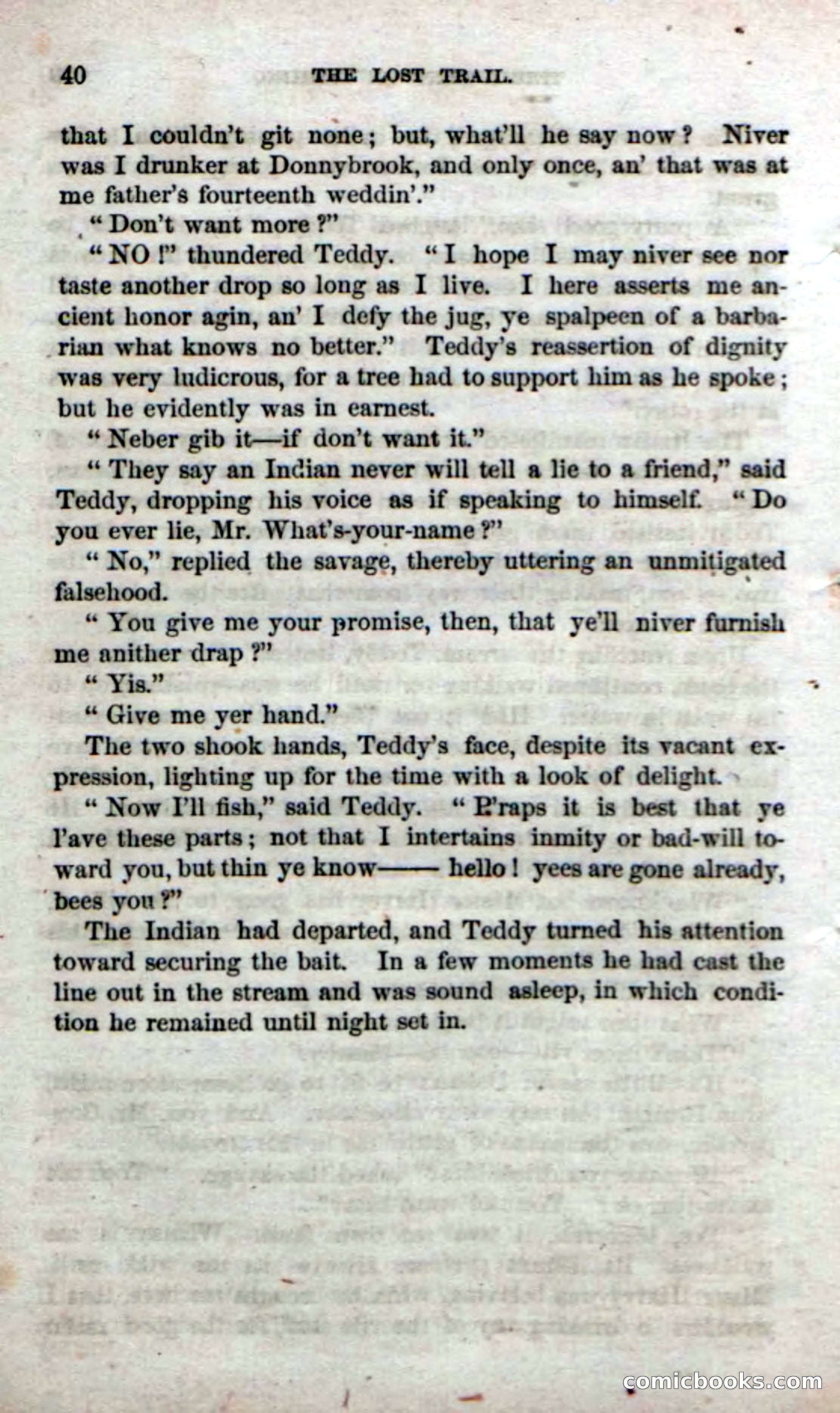 Beadle's Dime Novels No. 71: The Lost Trail — page 38 of 100