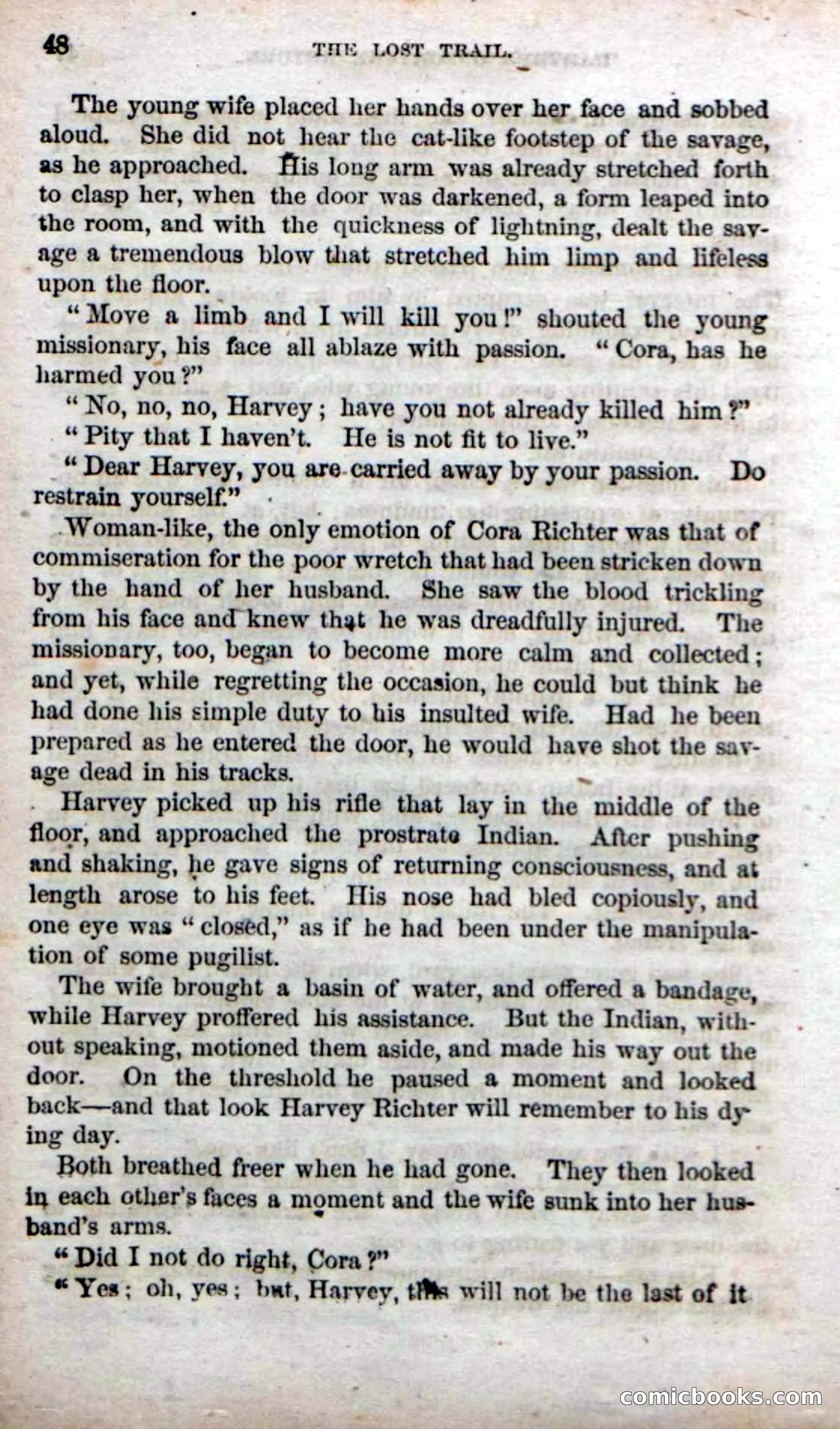 Beadle's Dime Novels No. 71: The Lost Trail — page 46 of 100