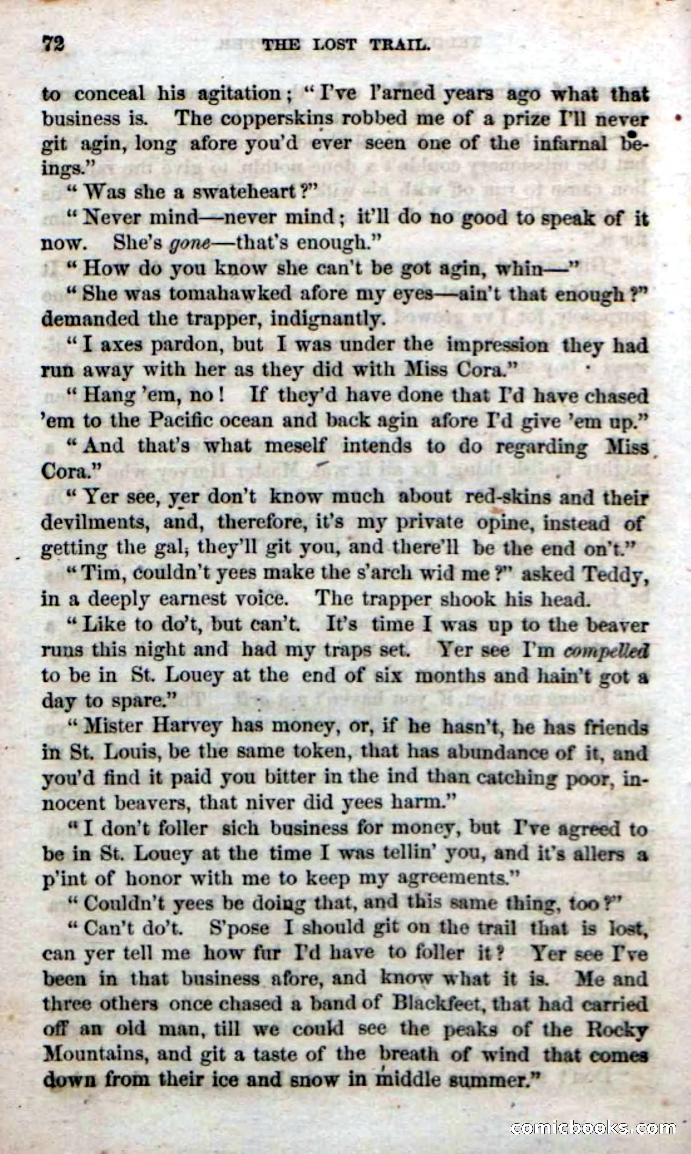 Beadle's Dime Novels No. 71: The Lost Trail — page 70 of 100
