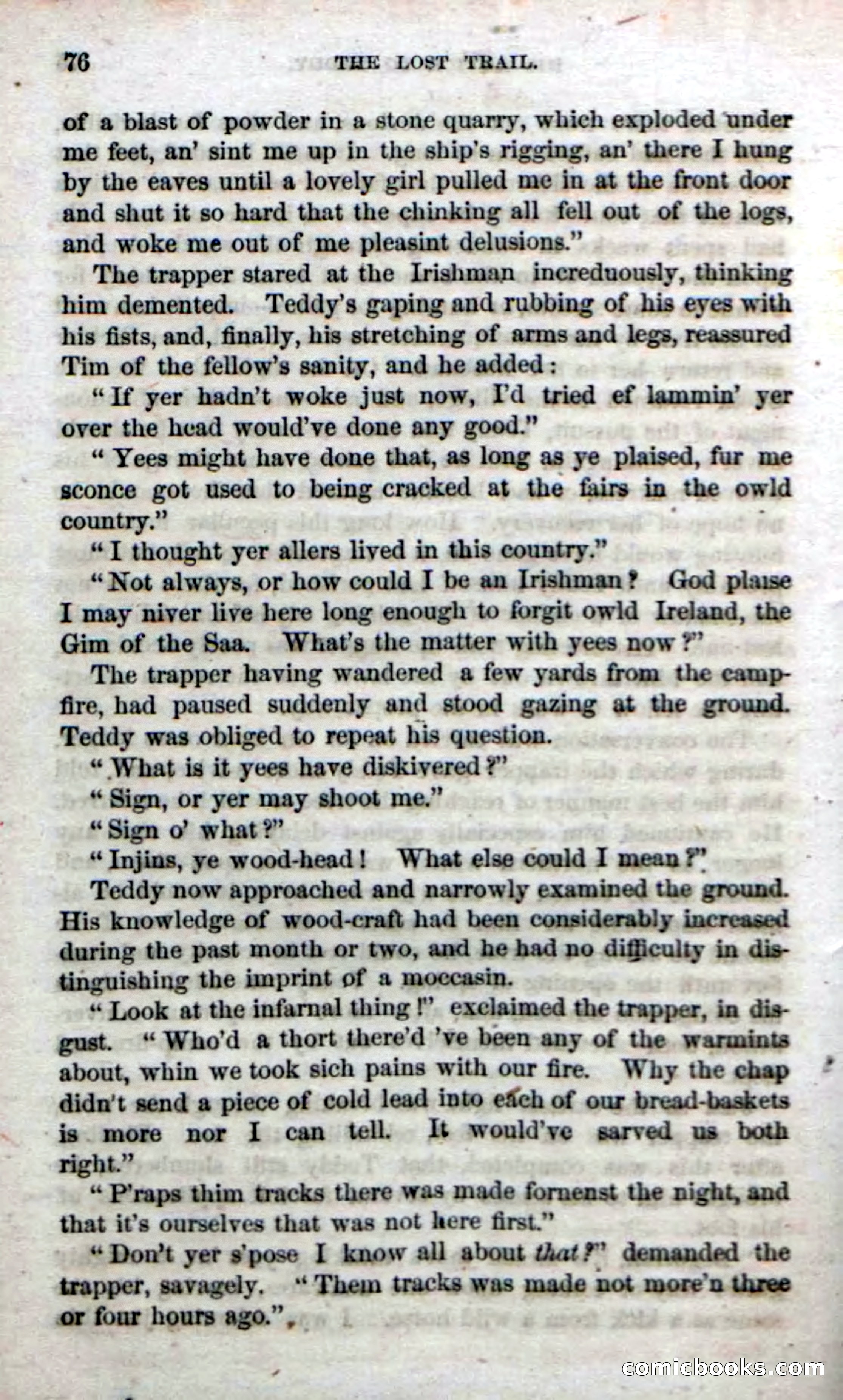 Beadle's Dime Novels No. 71: The Lost Trail — page 74 of 100