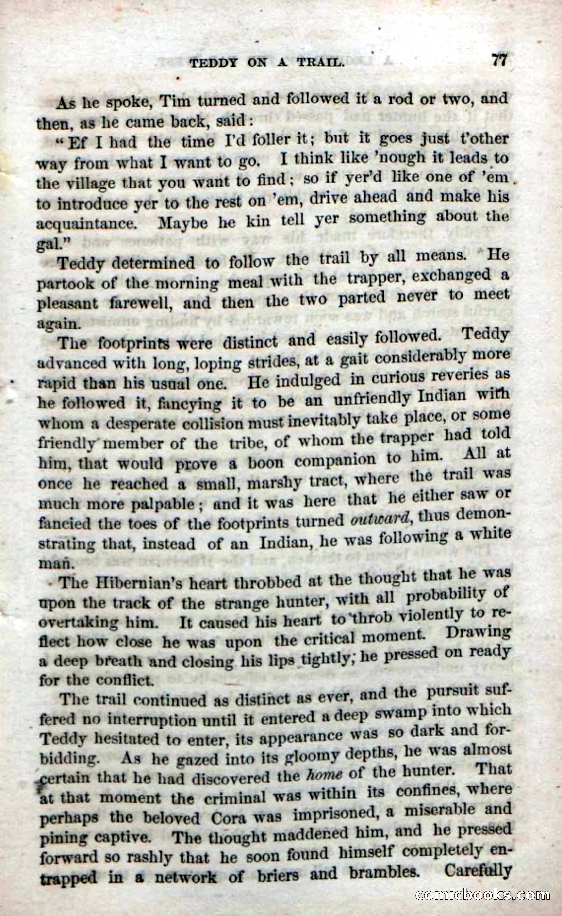 Beadle's Dime Novels No. 71: The Lost Trail — page 75 of 100