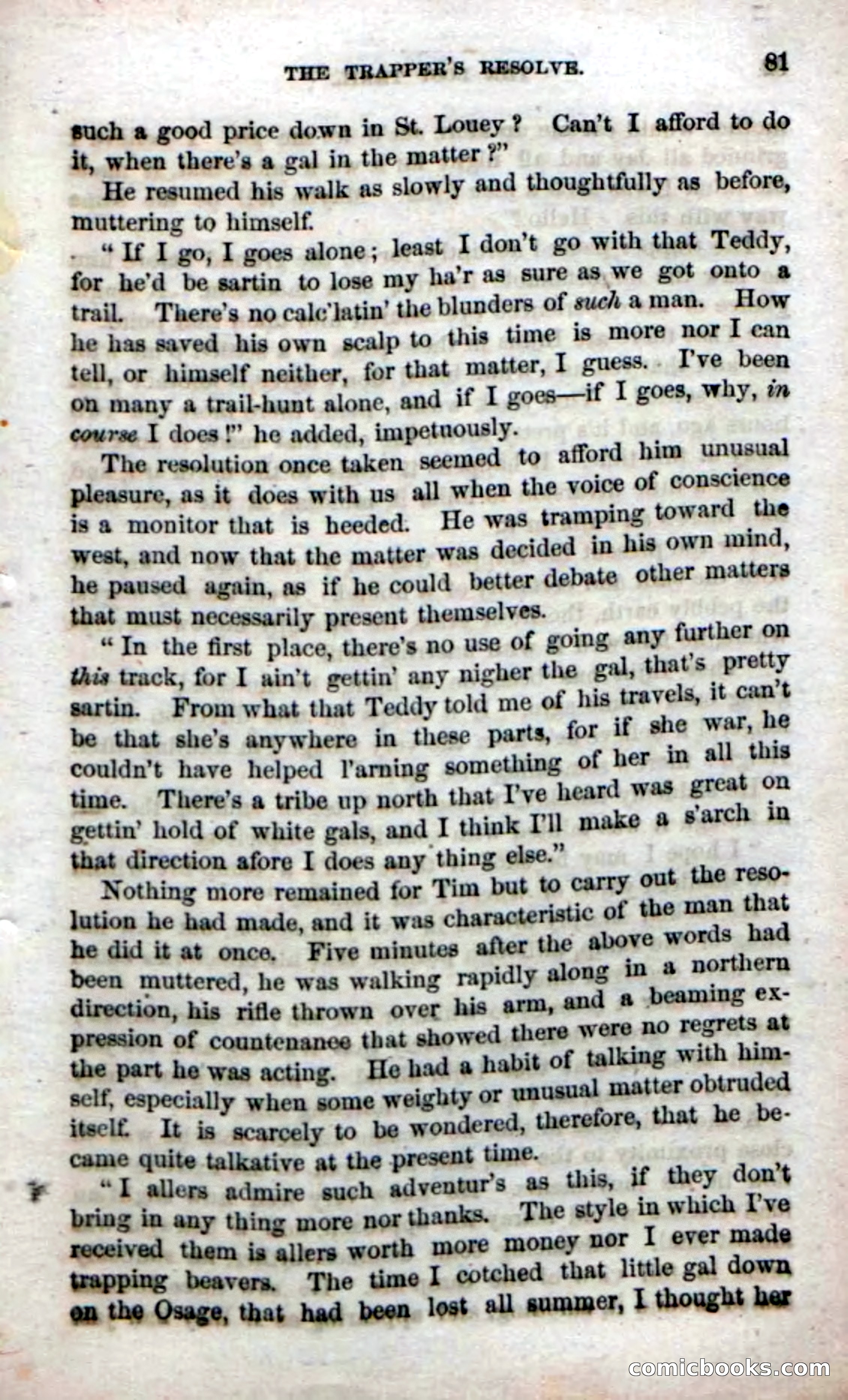 Beadle's Dime Novels No. 71: The Lost Trail — page 79 of 100