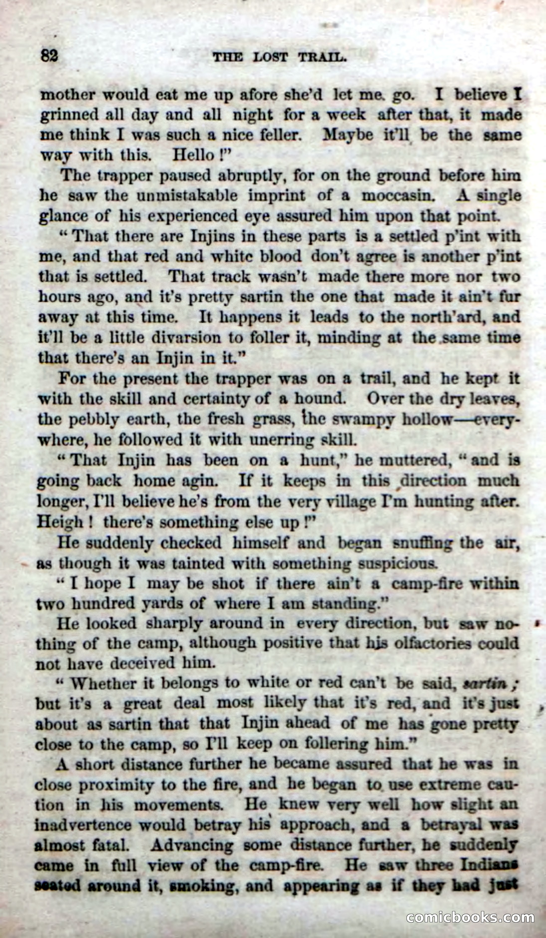 Beadle's Dime Novels No. 71: The Lost Trail — page 80 of 100
