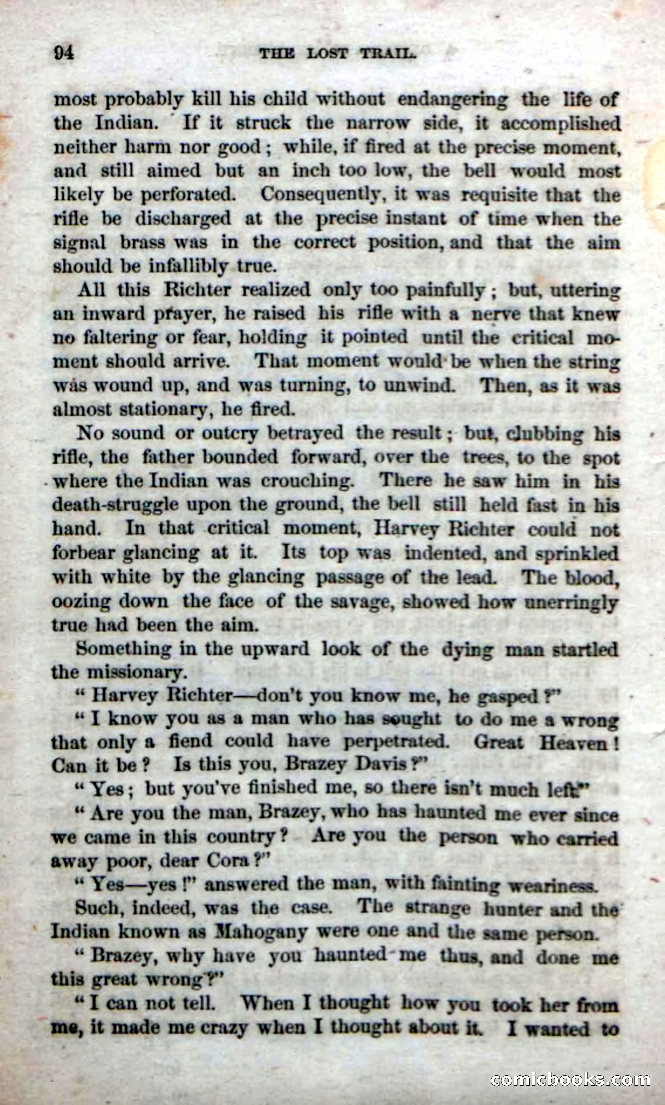 Beadle's Dime Novels No. 71: The Lost Trail — page 92 of 100