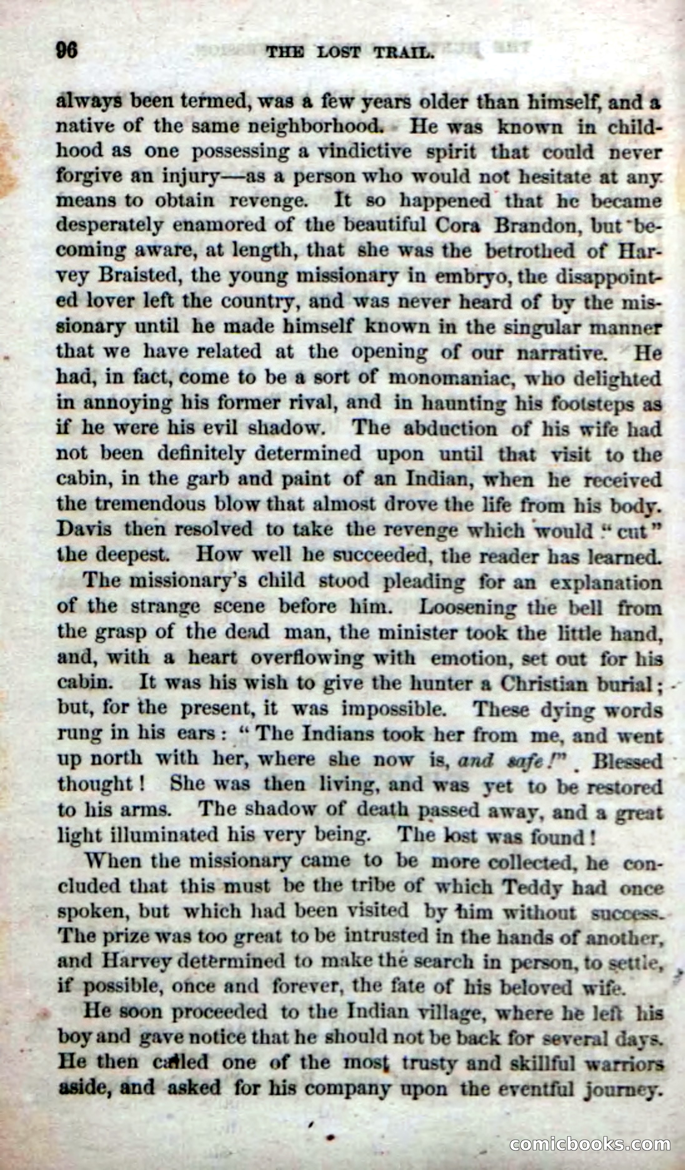 Beadle's Dime Novels No. 71: The Lost Trail — page 94 of 100