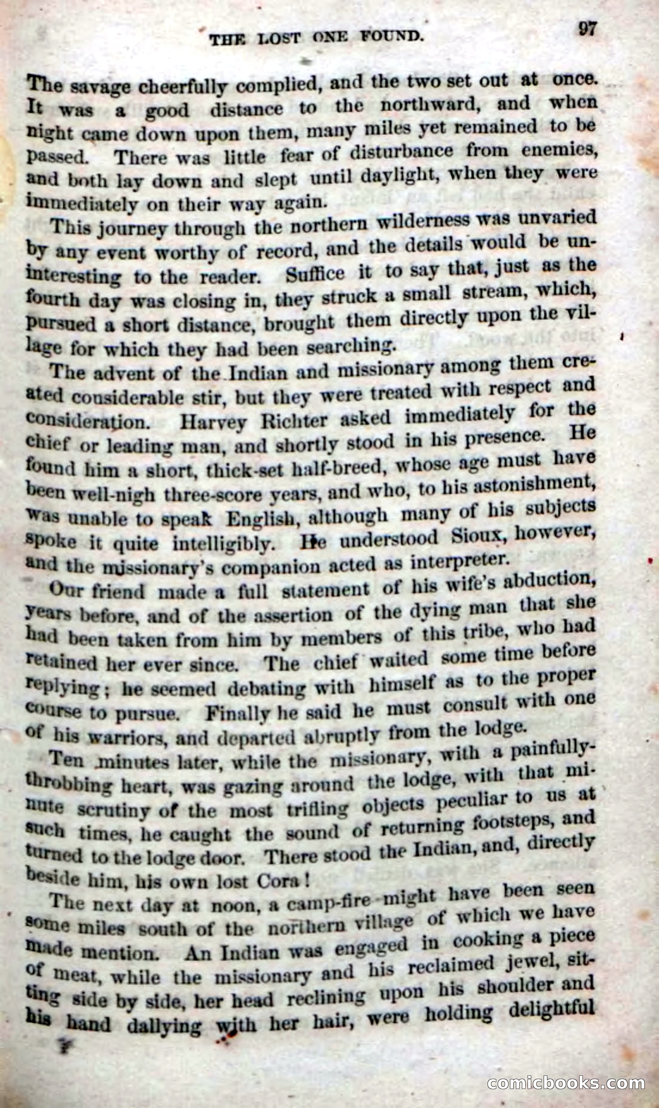 Beadle's Dime Novels No. 71: The Lost Trail — page 95 of 100