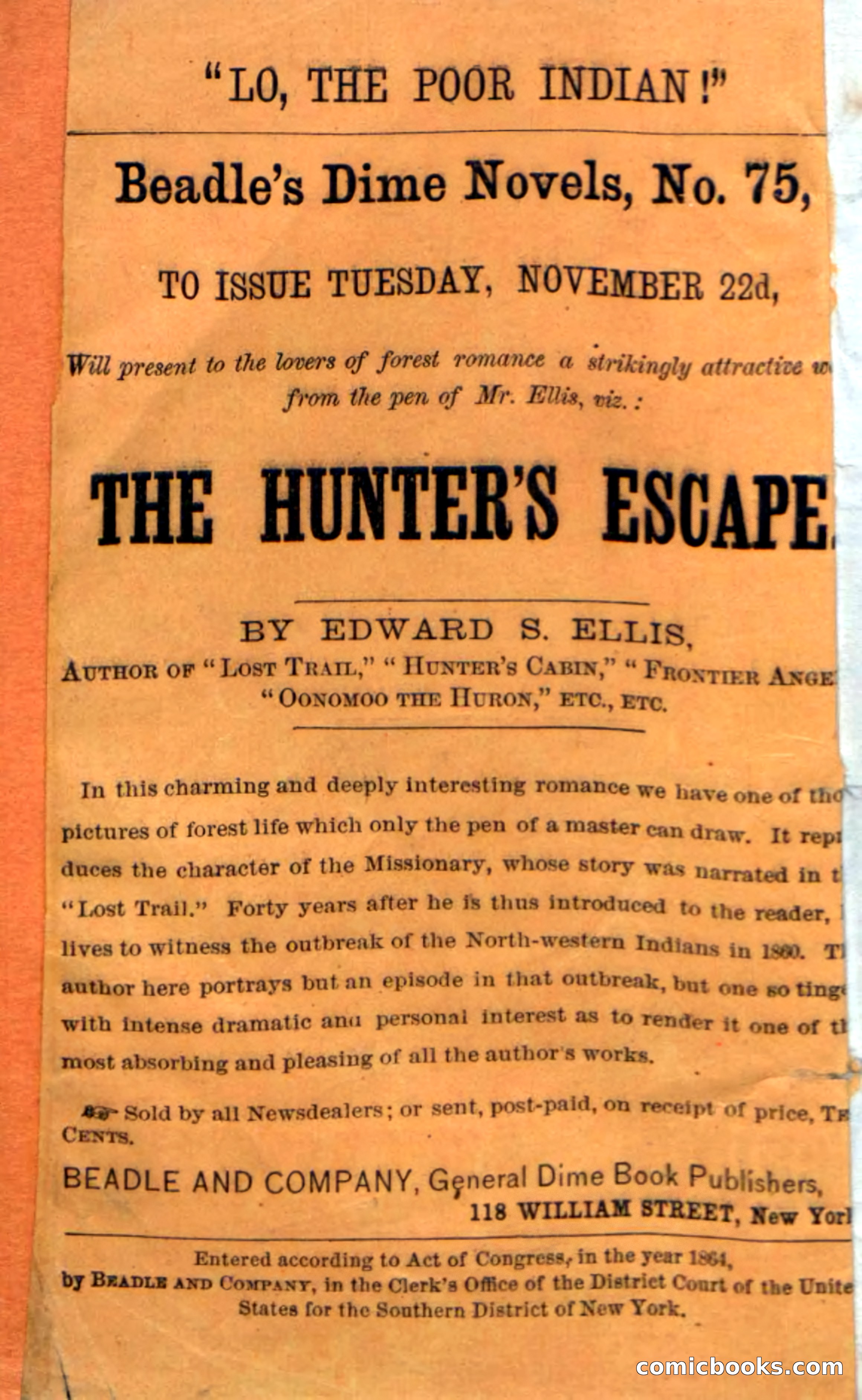 Beadle's Dime Novels No. 74: Cruiser of the Chesapeake — page 2 of 98