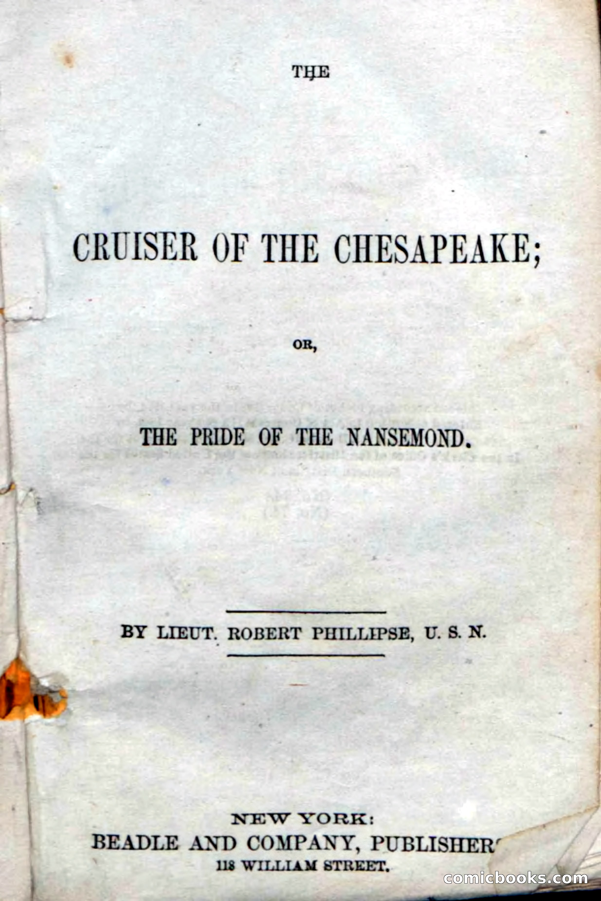 Beadle's Dime Novels No. 74: Cruiser of the Chesapeake — page 5 of 98