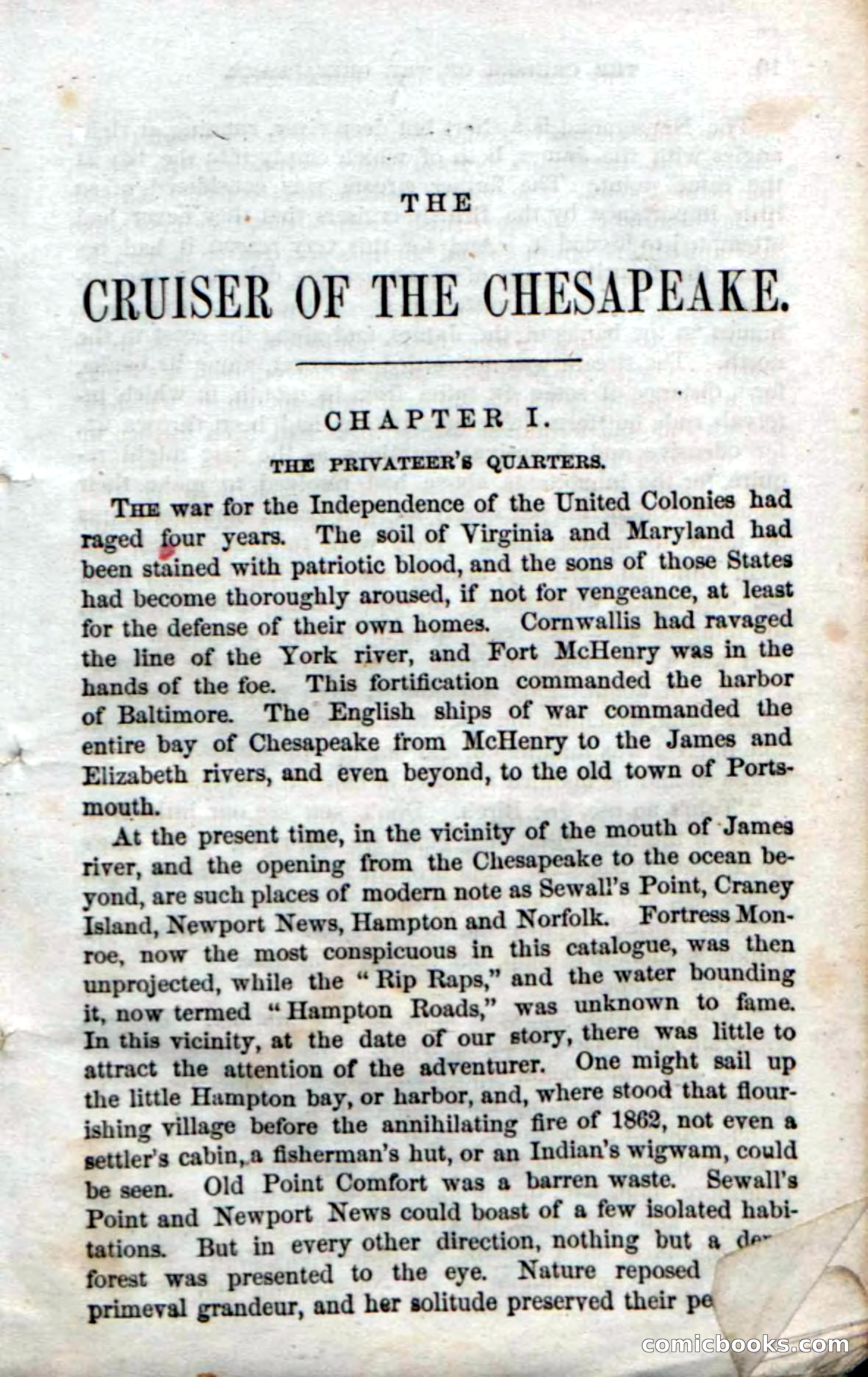 Beadle's Dime Novels No. 74: Cruiser of the Chesapeake — page 7 of 98