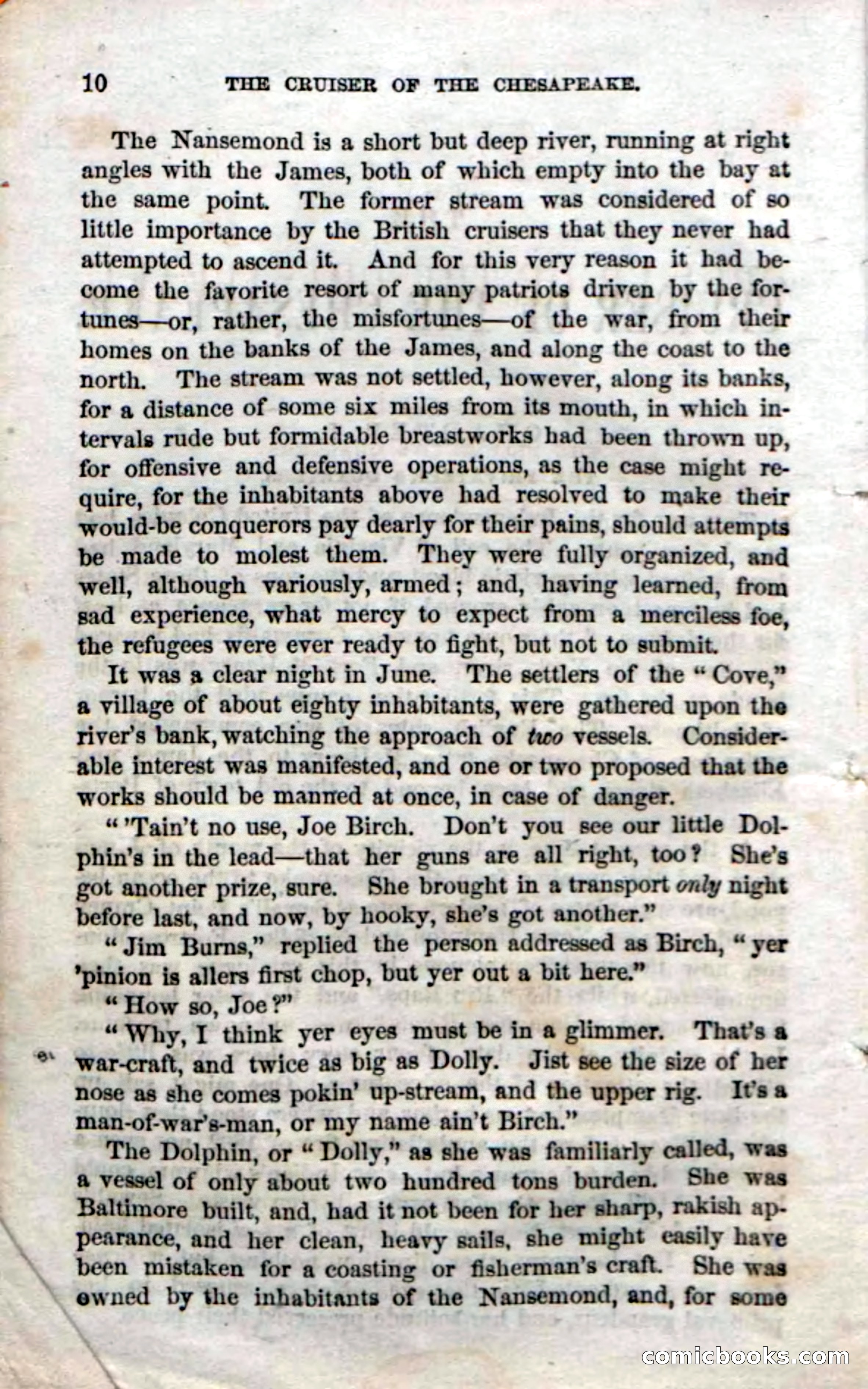 Beadle's Dime Novels No. 74: Cruiser of the Chesapeake — page 8 of 98
