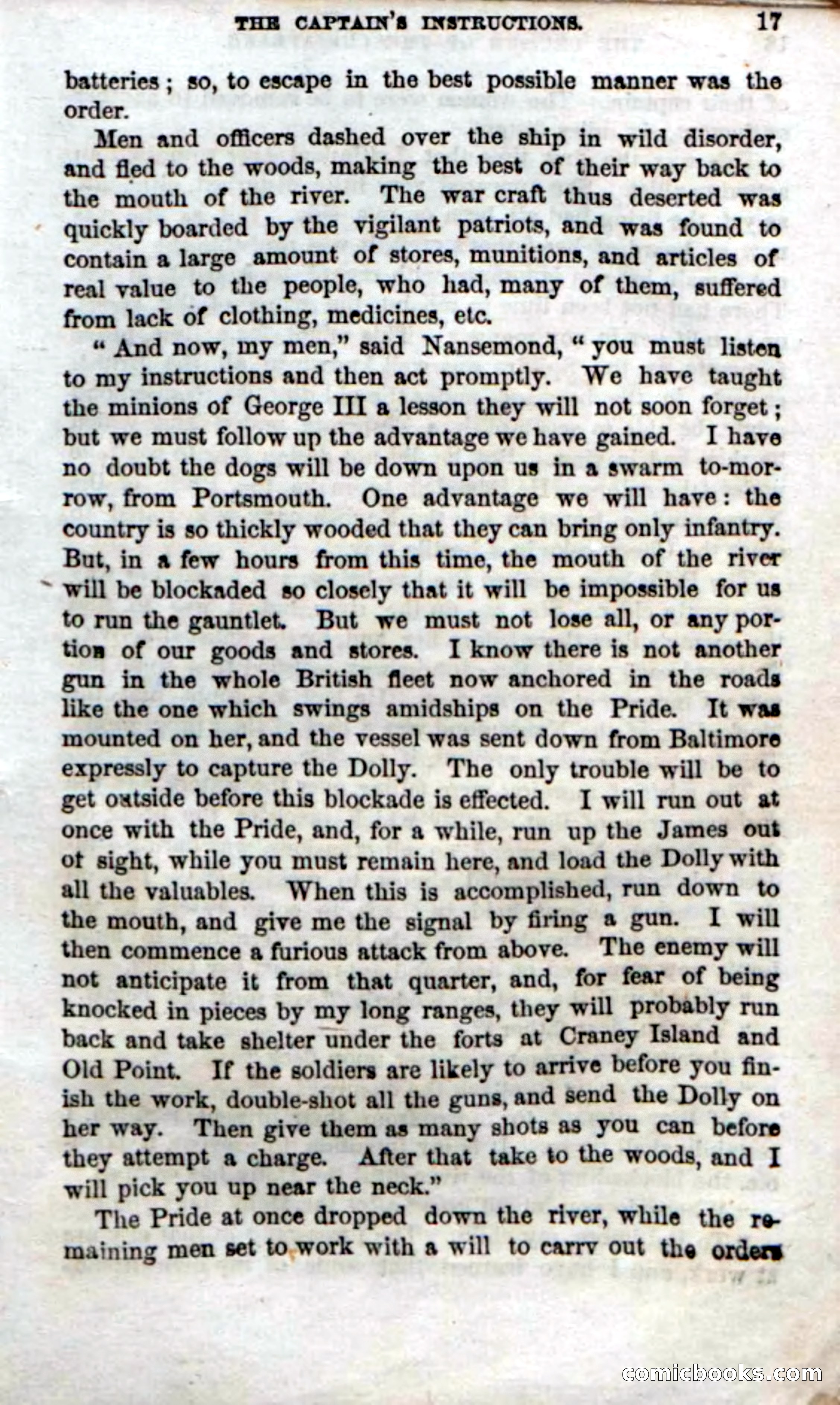 Beadle's Dime Novels No. 74: Cruiser of the Chesapeake — page 15 of 98