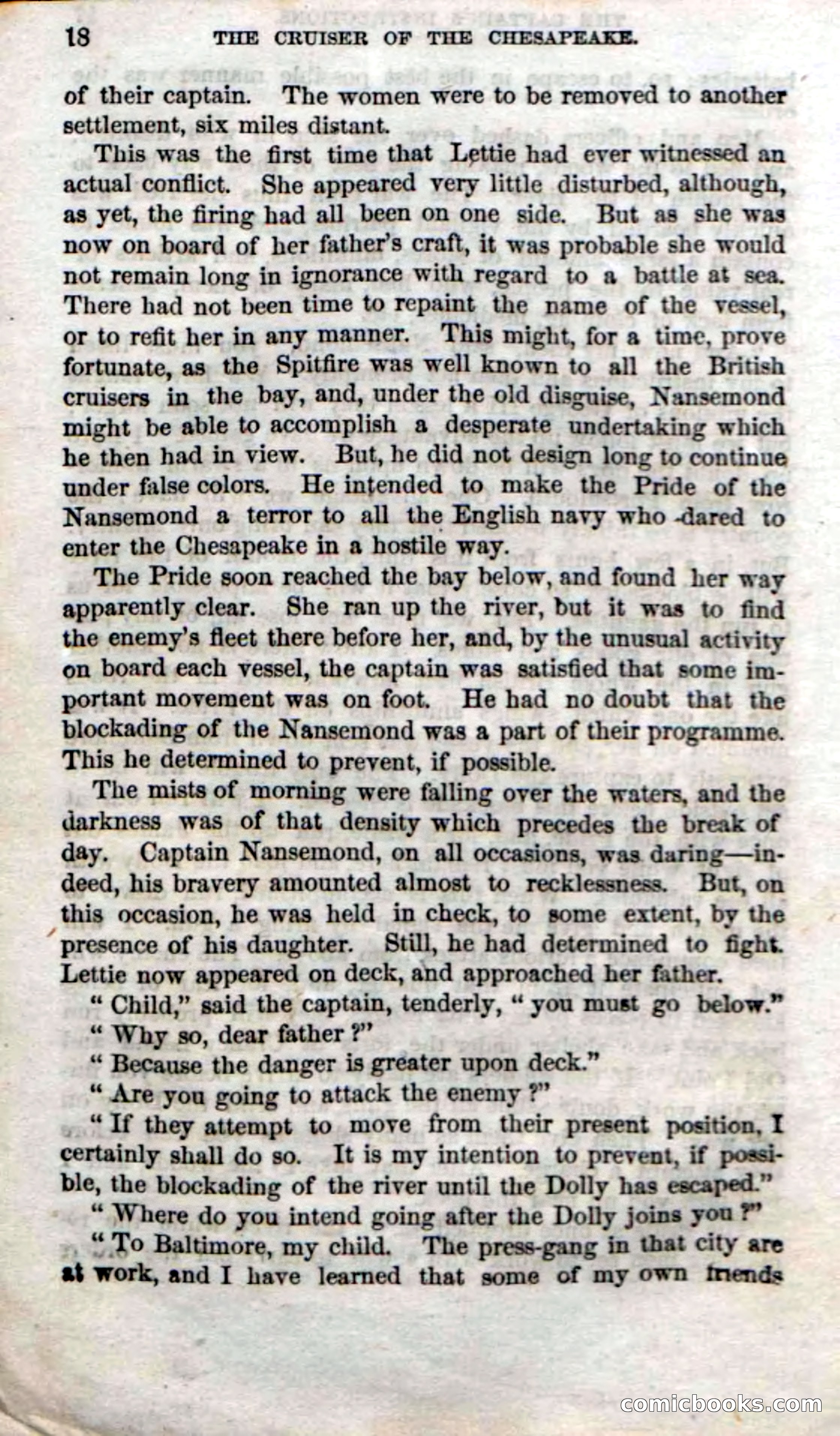 Beadle's Dime Novels No. 74: Cruiser of the Chesapeake — page 16 of 98