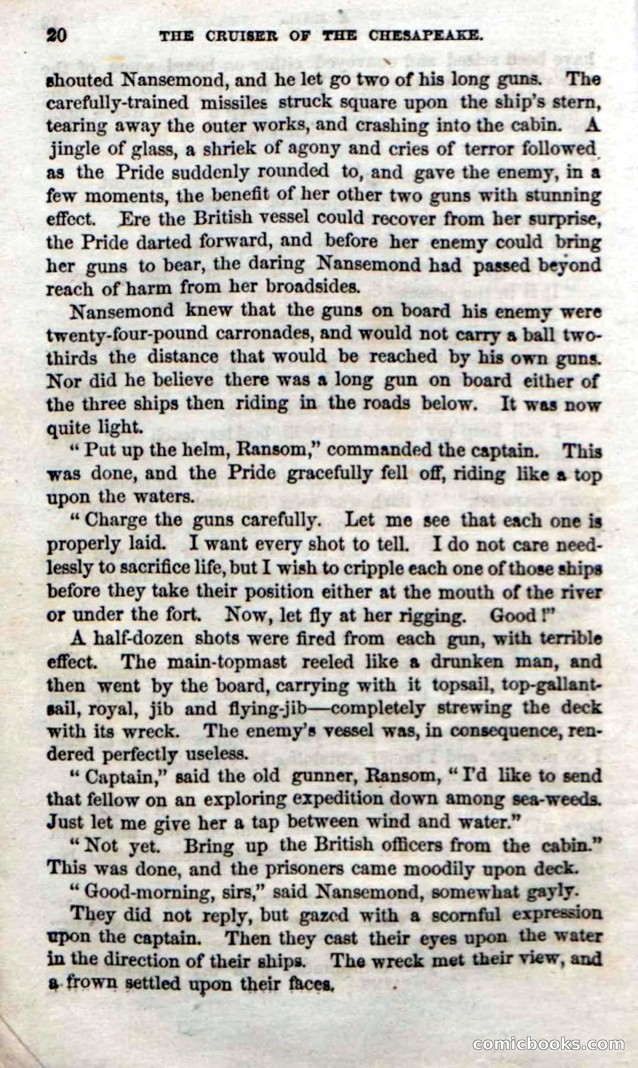 Beadle's Dime Novels No. 74: Cruiser of the Chesapeake — page 18 of 98