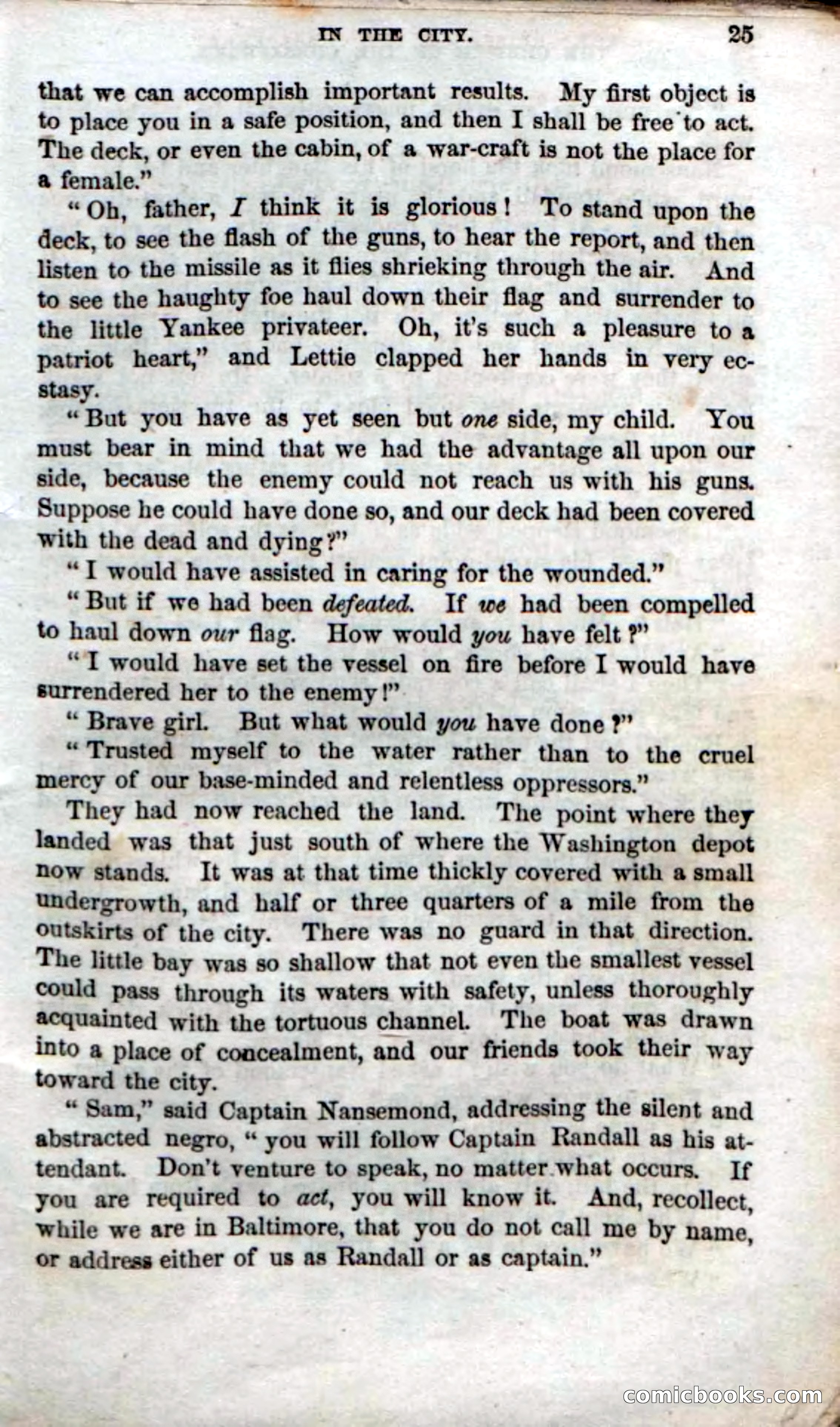 Beadle's Dime Novels No. 74: Cruiser of the Chesapeake — page 23 of 98