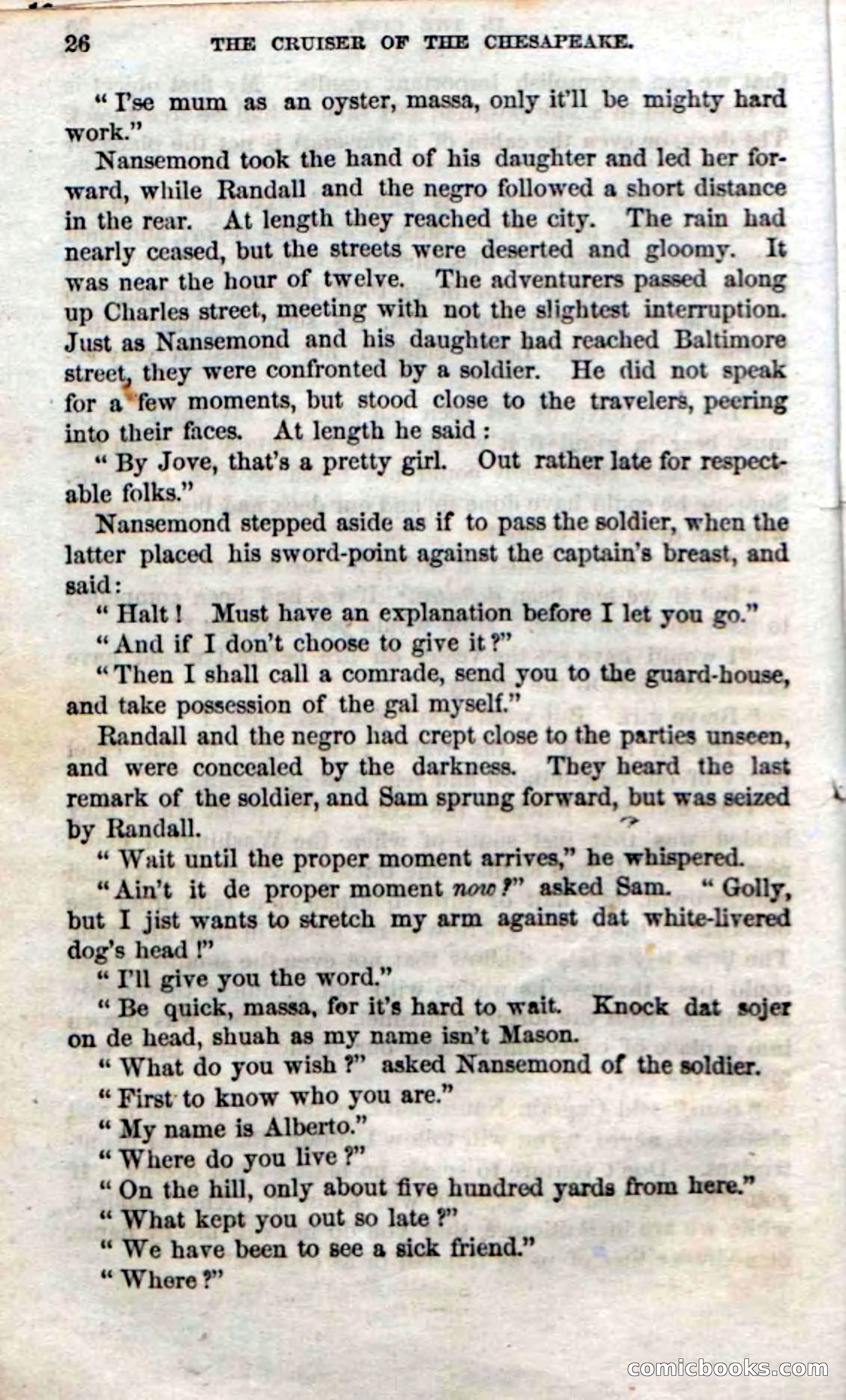 Beadle's Dime Novels No. 74: Cruiser of the Chesapeake — page 24 of 98