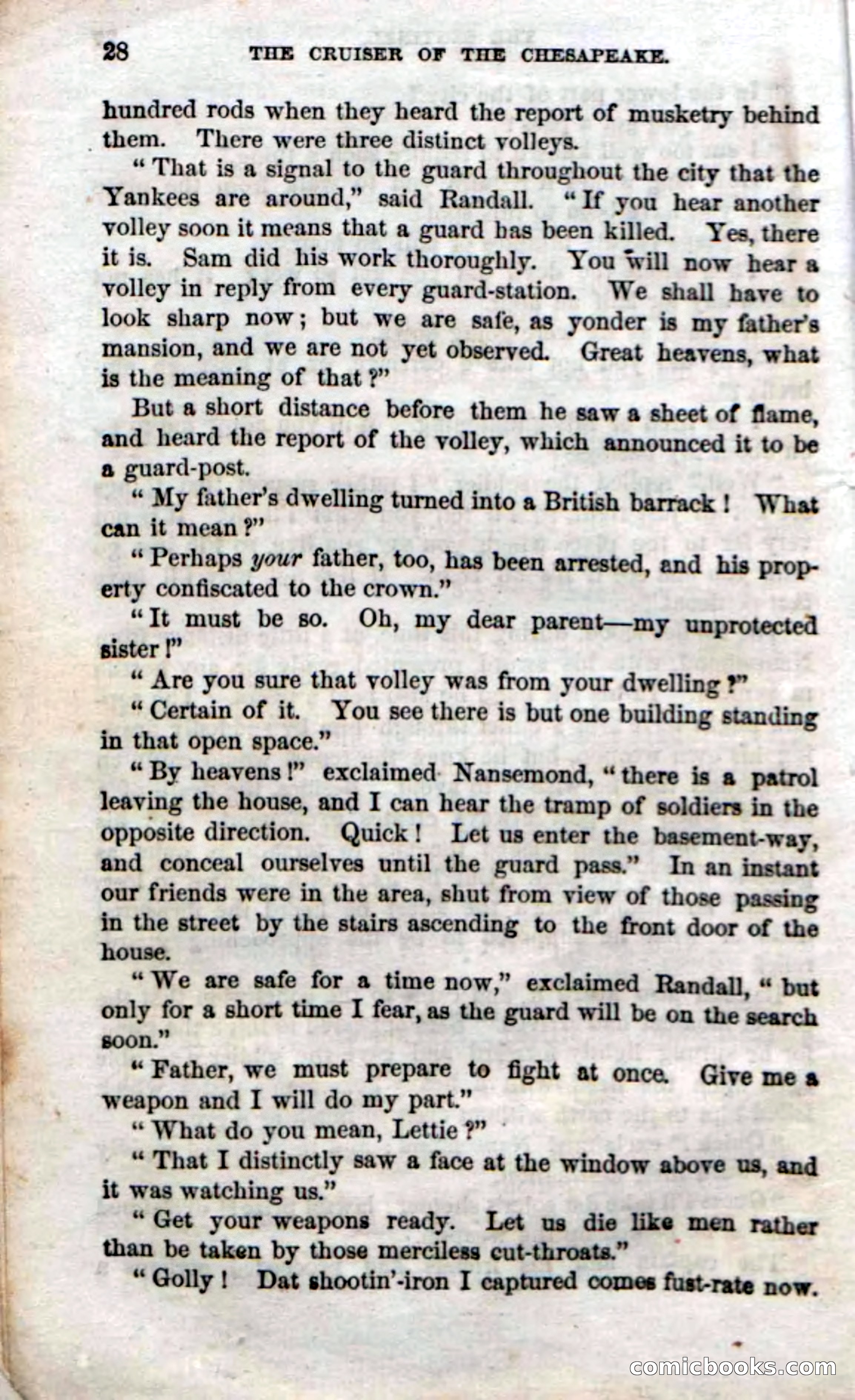 Beadle's Dime Novels No. 74: Cruiser of the Chesapeake — page 26 of 98