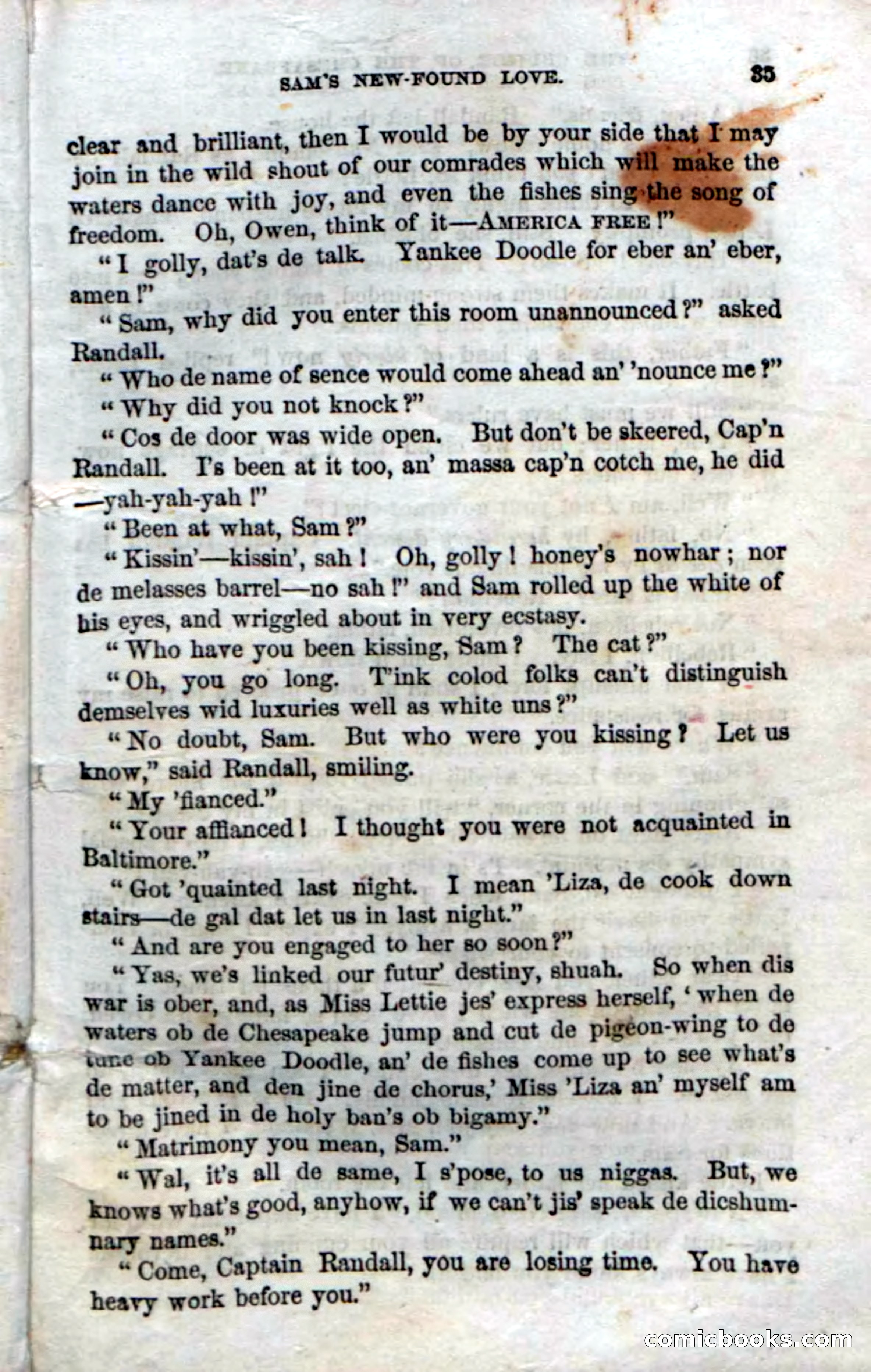 Beadle's Dime Novels No. 74: Cruiser of the Chesapeake — page 33 of 98