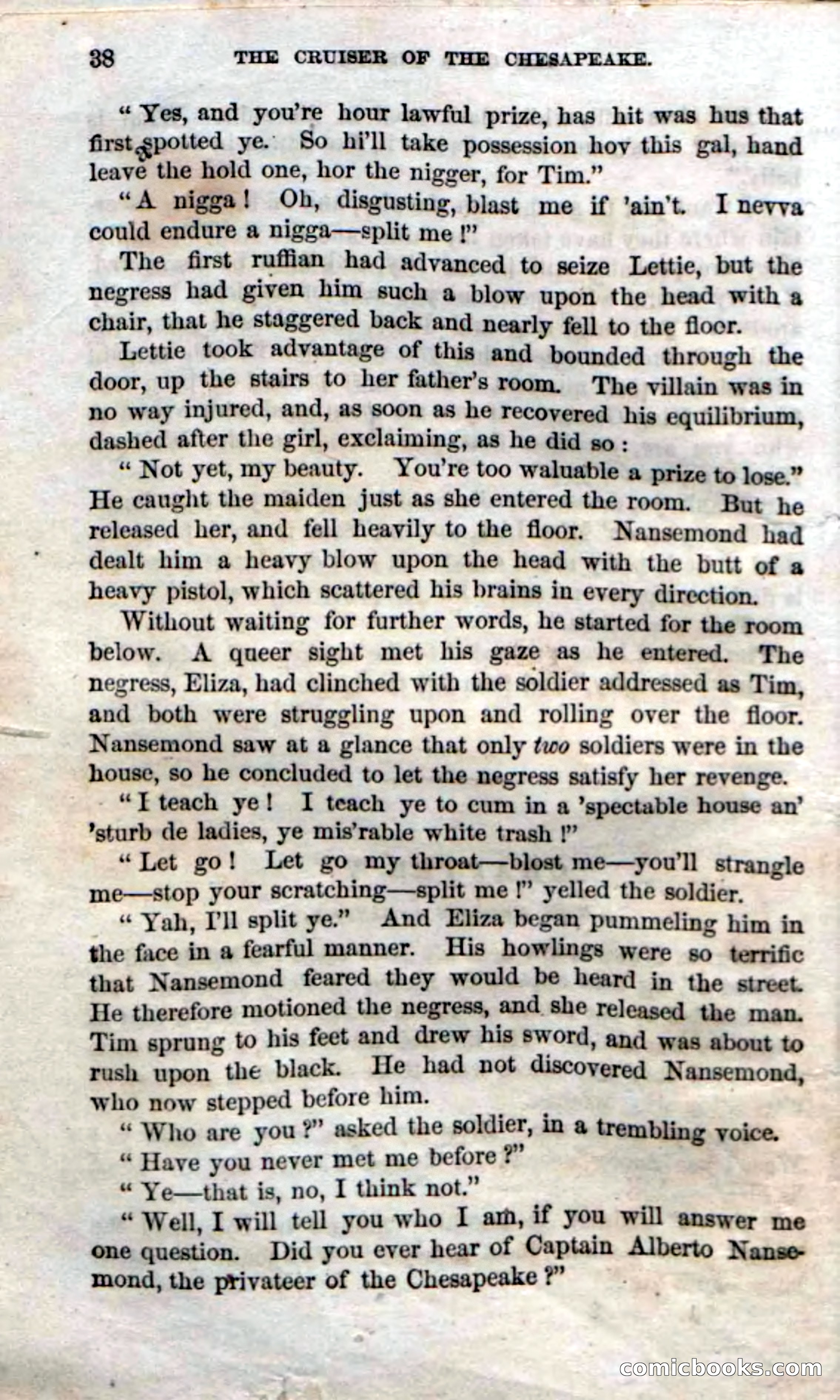 Beadle's Dime Novels No. 74: Cruiser of the Chesapeake — page 36 of 98