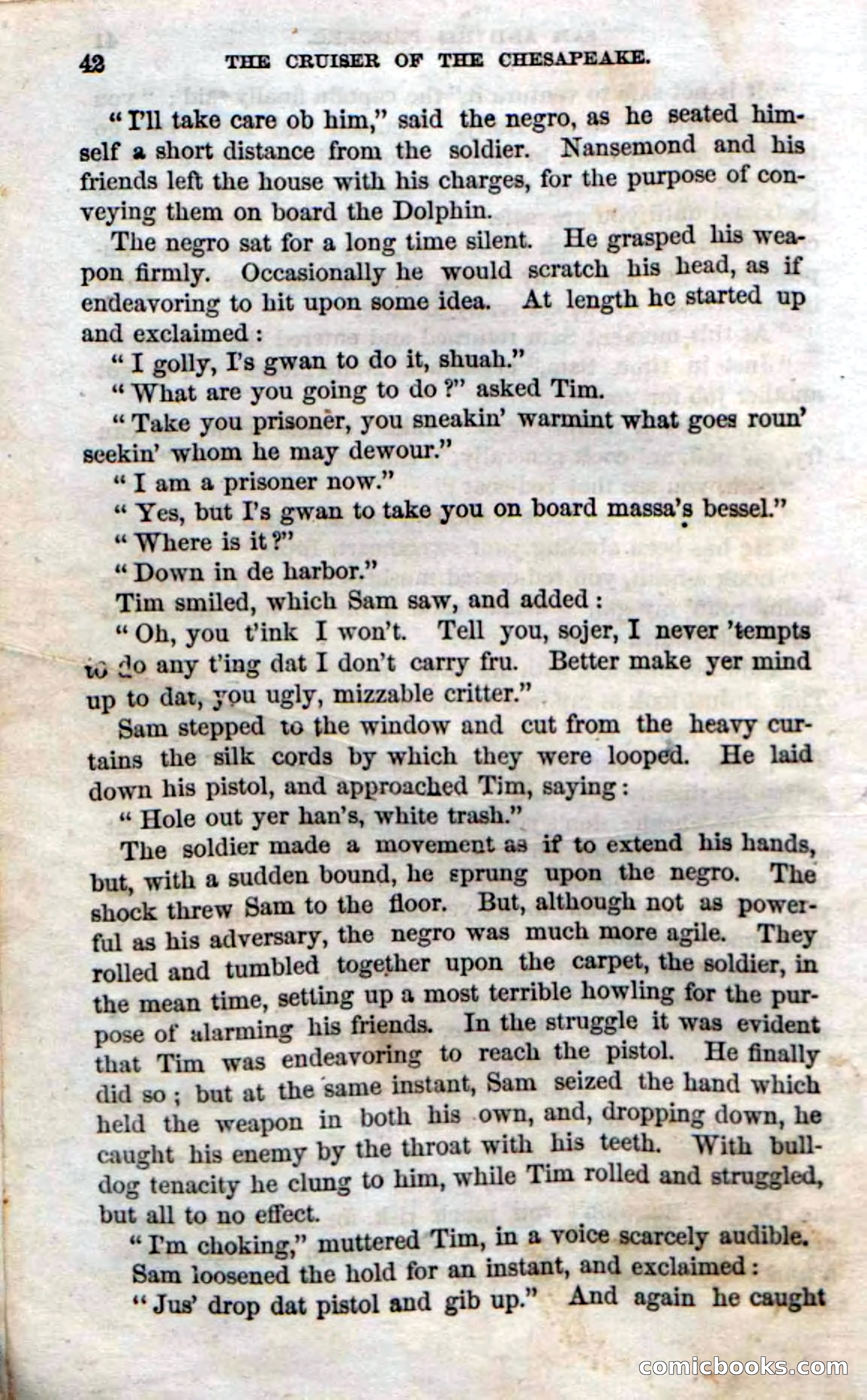 Beadle's Dime Novels No. 74: Cruiser of the Chesapeake — page 40 of 98