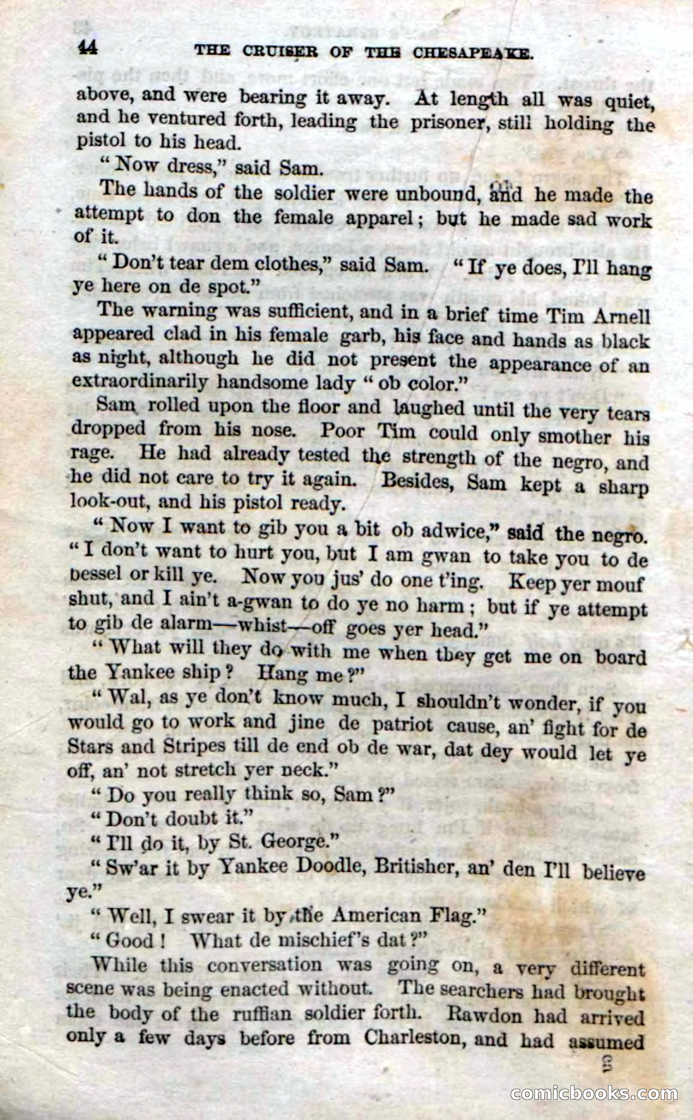Beadle's Dime Novels No. 74: Cruiser of the Chesapeake — page 42 of 98