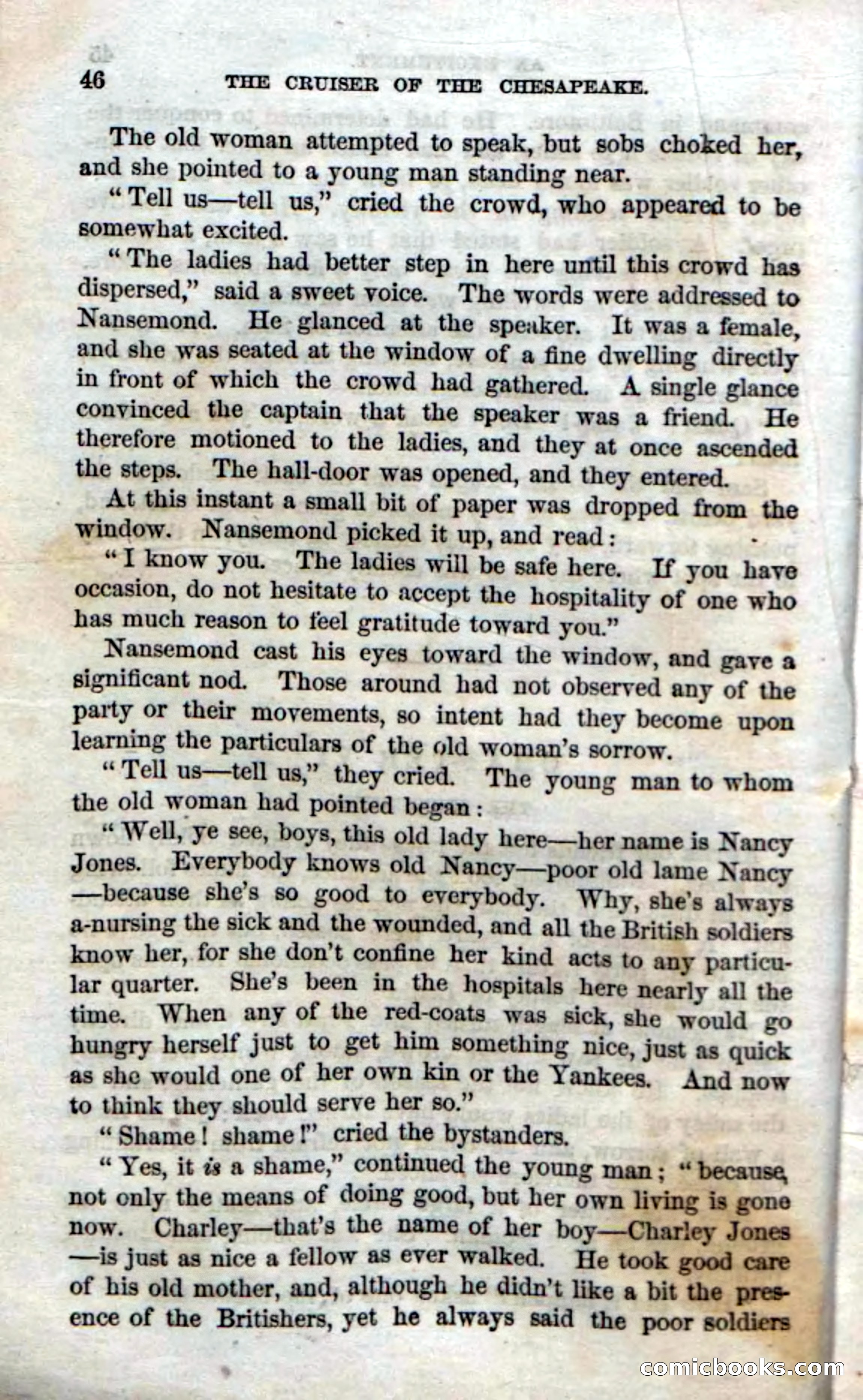 Beadle's Dime Novels No. 74: Cruiser of the Chesapeake — page 44 of 98