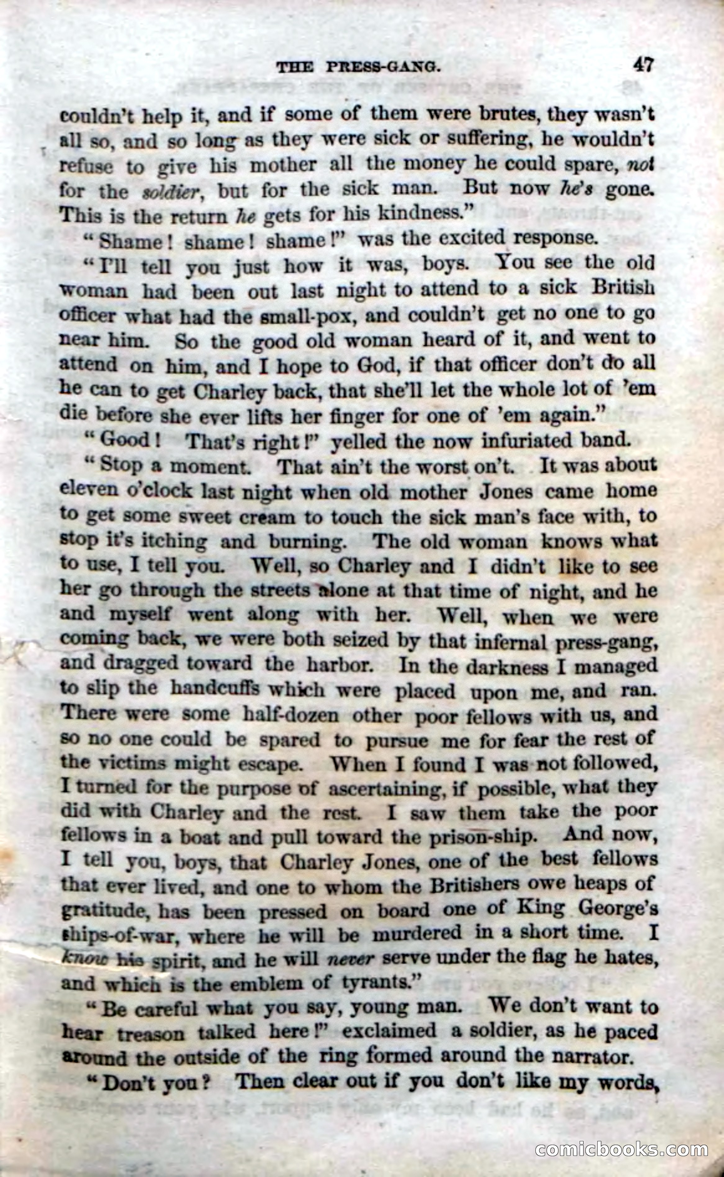 Beadle's Dime Novels No. 74: Cruiser of the Chesapeake — page 45 of 98