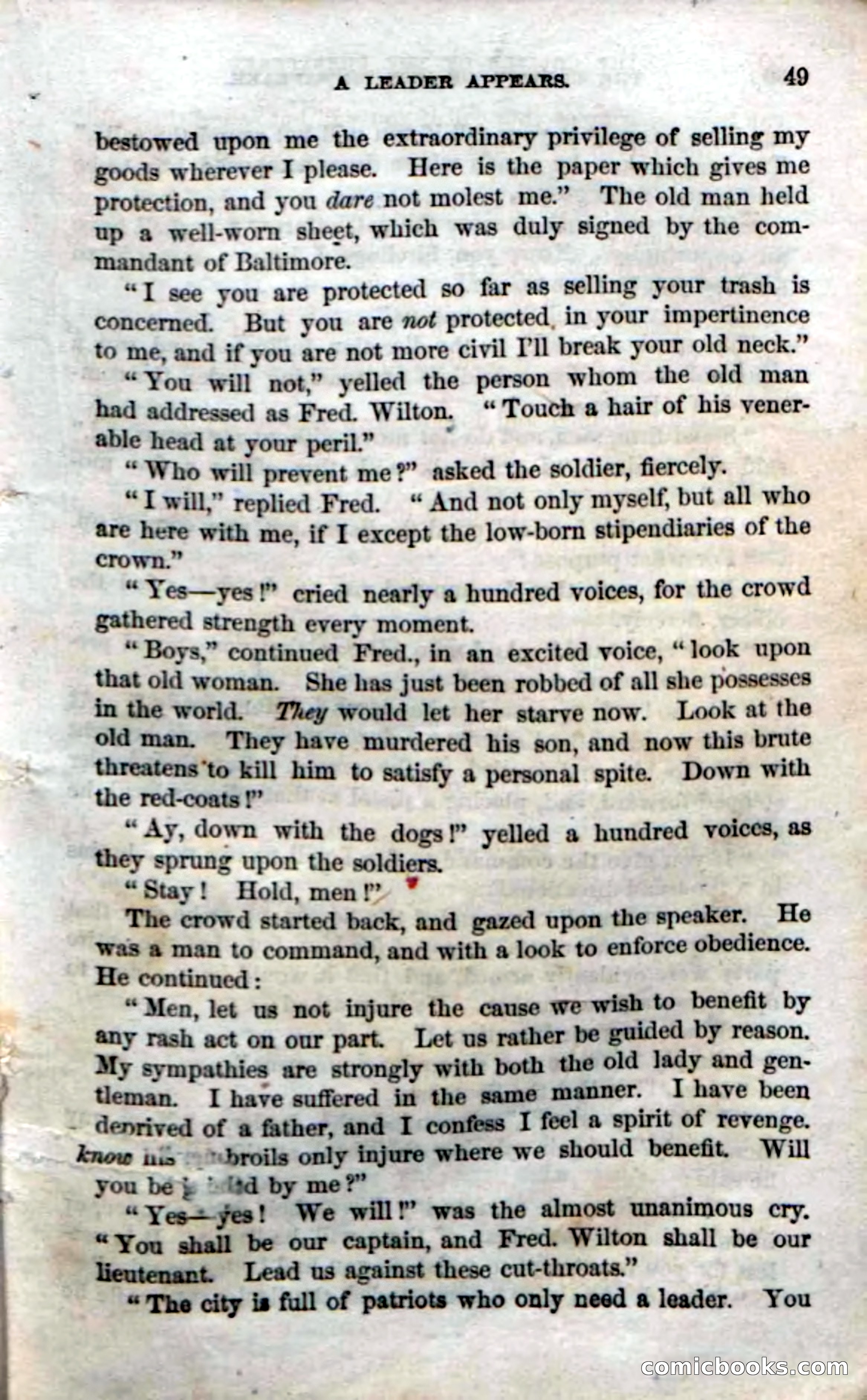 Beadle's Dime Novels No. 74: Cruiser of the Chesapeake — page 47 of 98