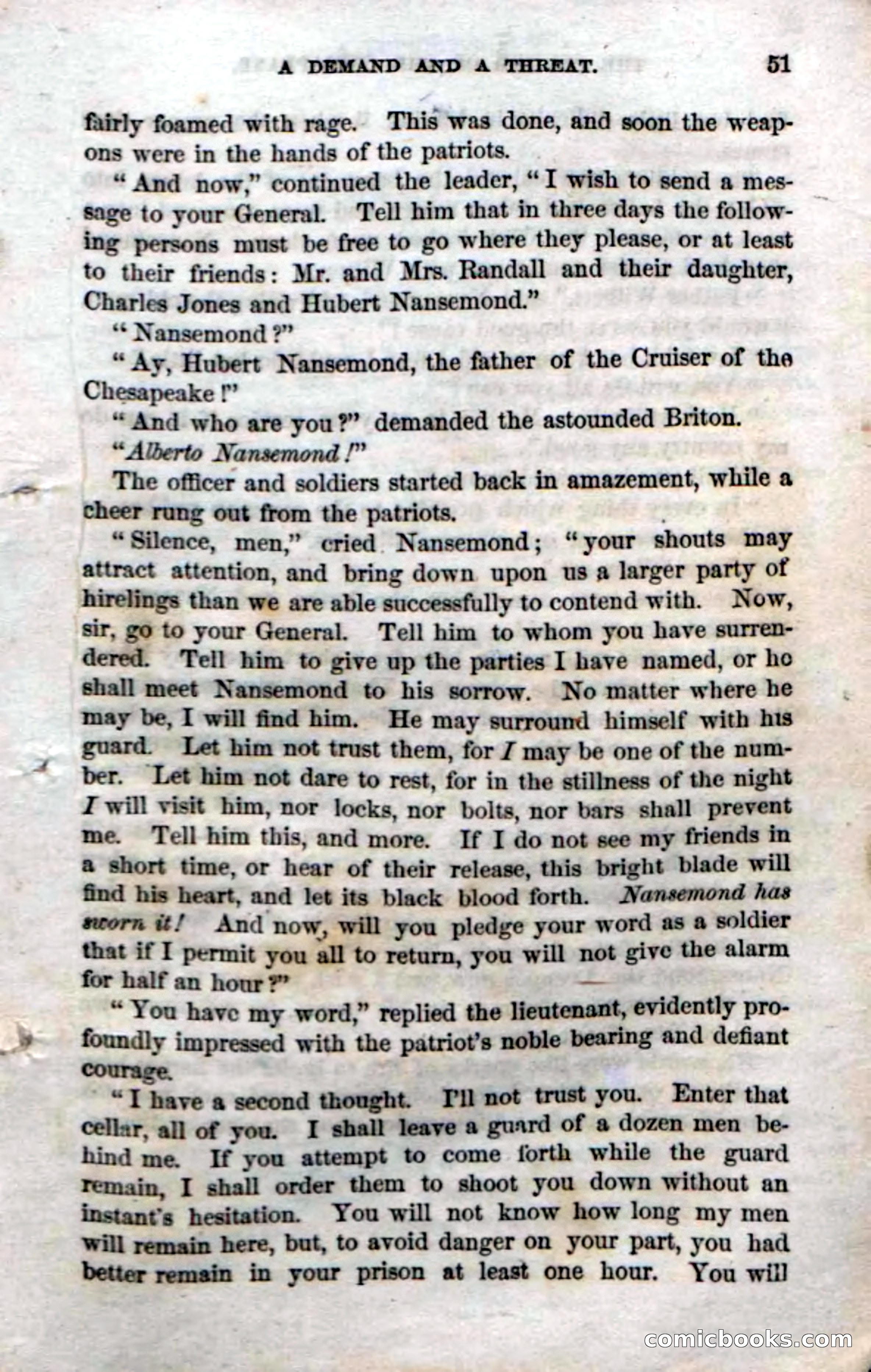 Beadle's Dime Novels No. 74: Cruiser of the Chesapeake — page 49 of 98