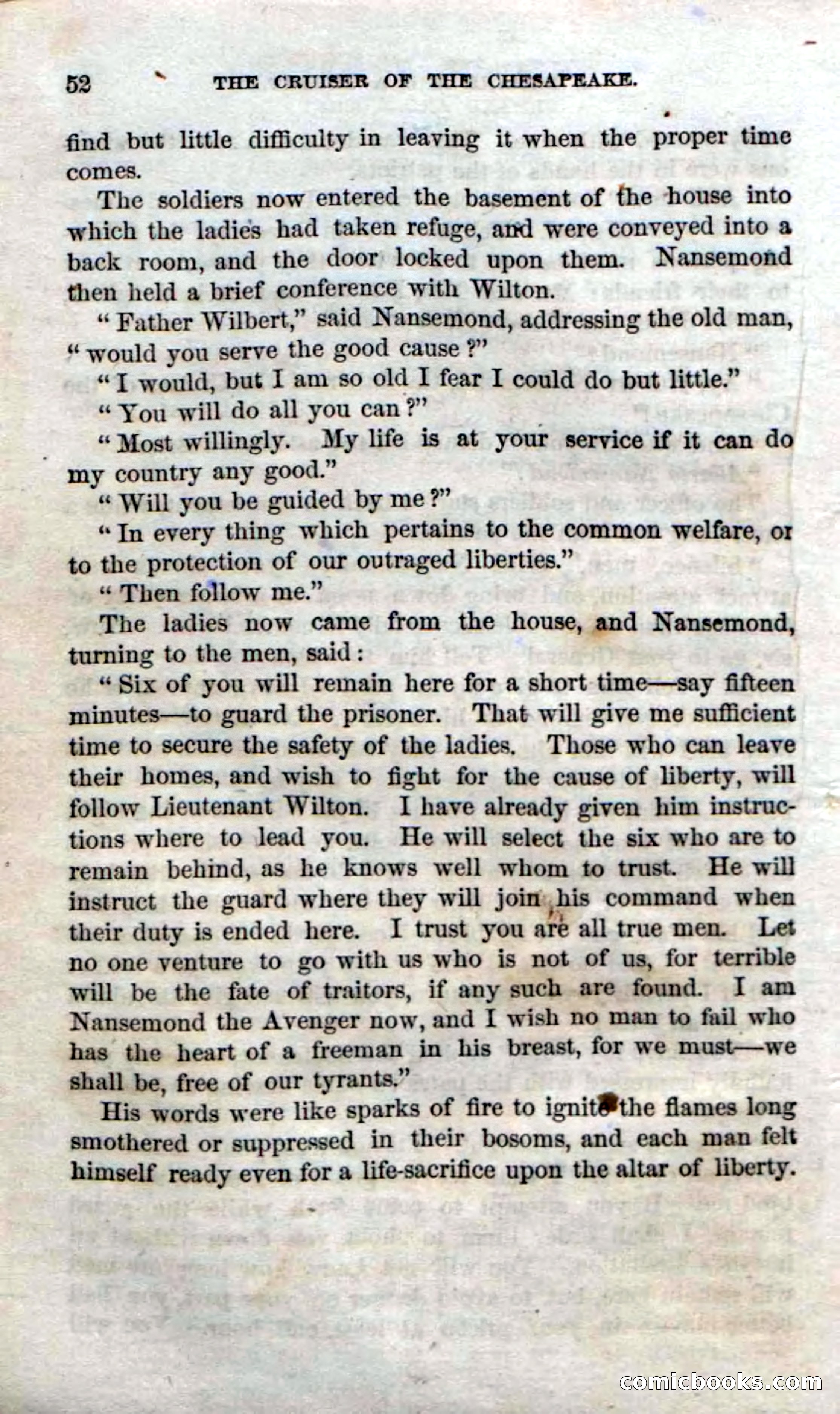 Beadle's Dime Novels No. 74: Cruiser of the Chesapeake — page 50 of 98