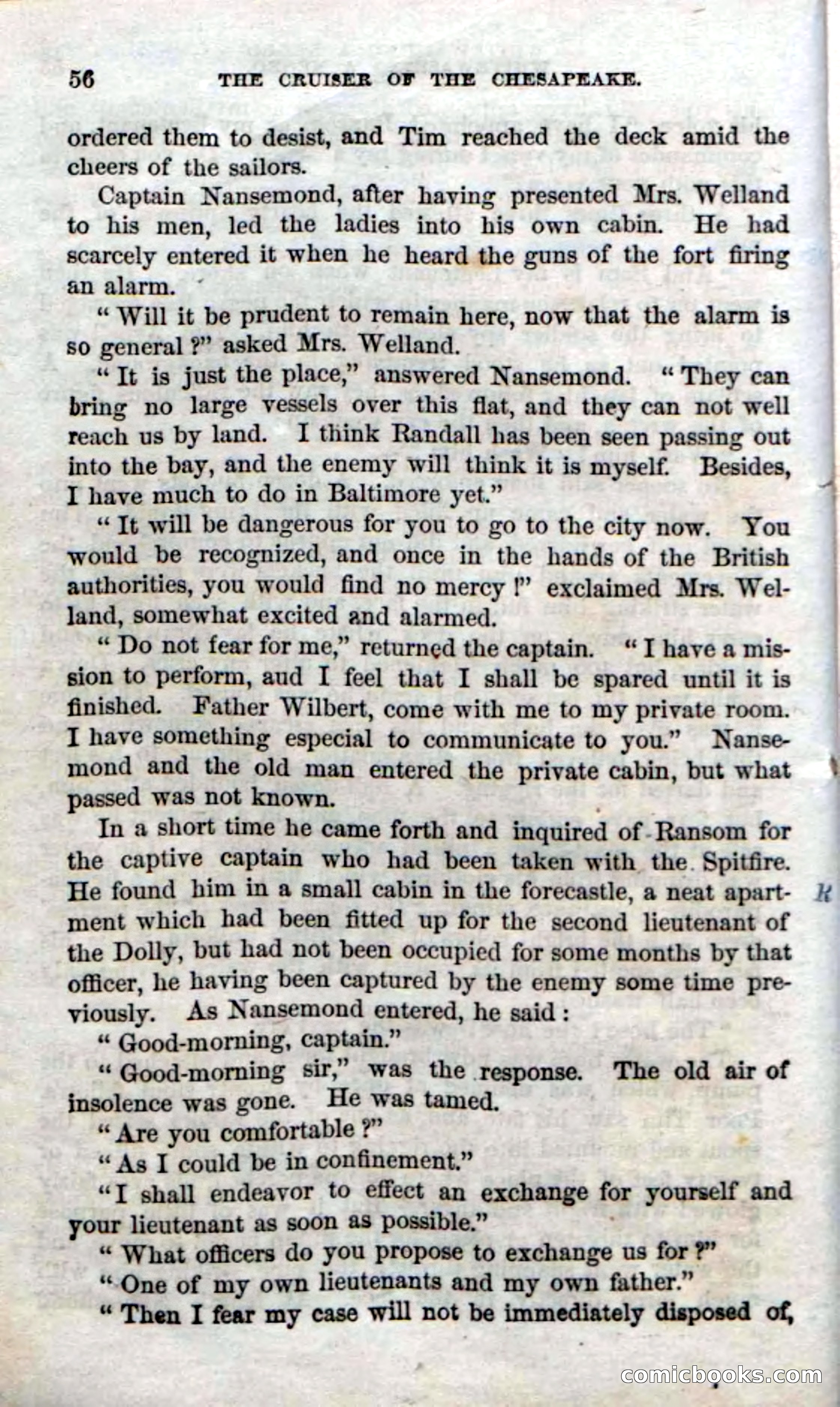 Beadle's Dime Novels No. 74: Cruiser of the Chesapeake — page 54 of 98
