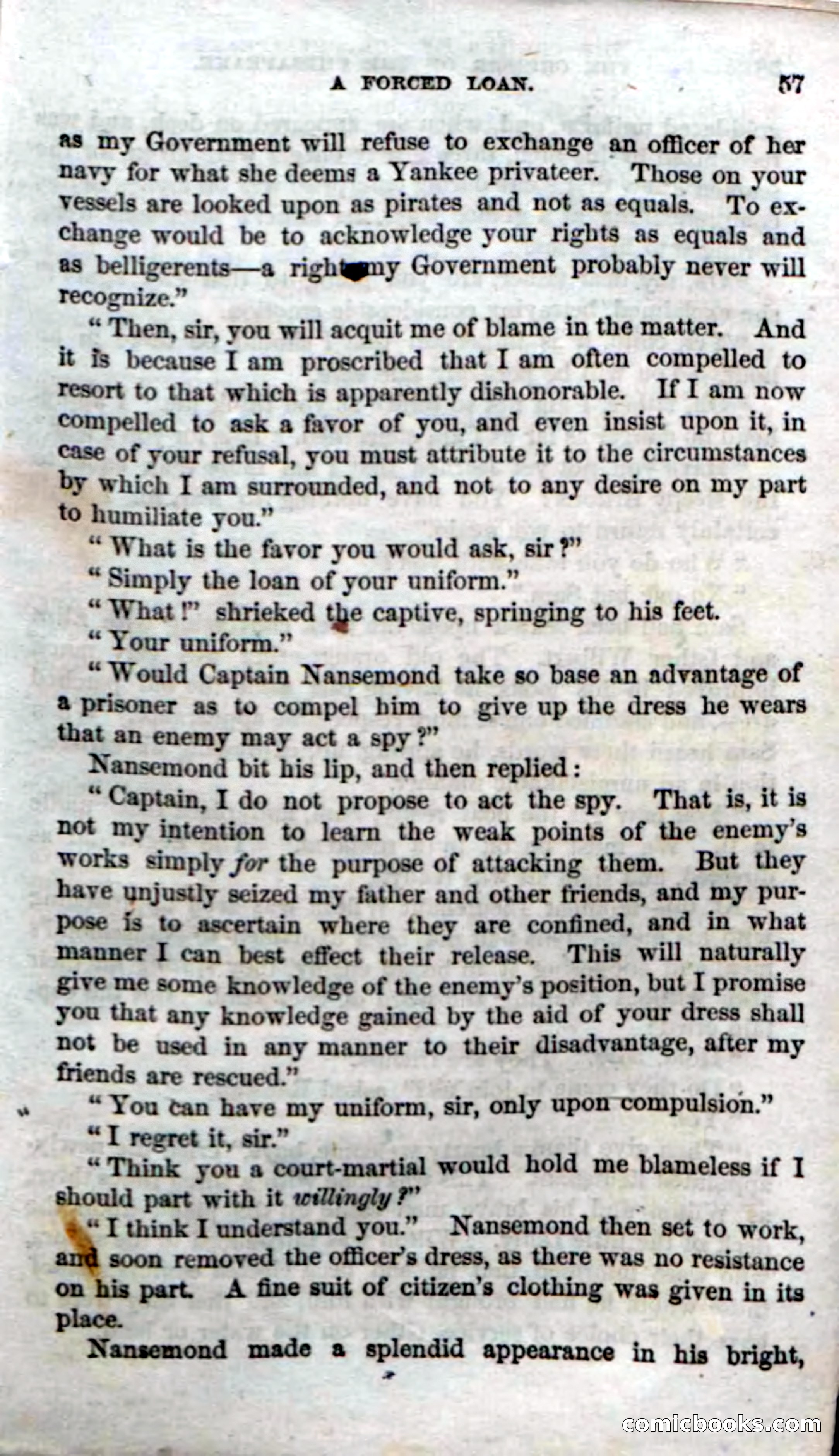 Beadle's Dime Novels No. 74: Cruiser of the Chesapeake — page 55 of 98