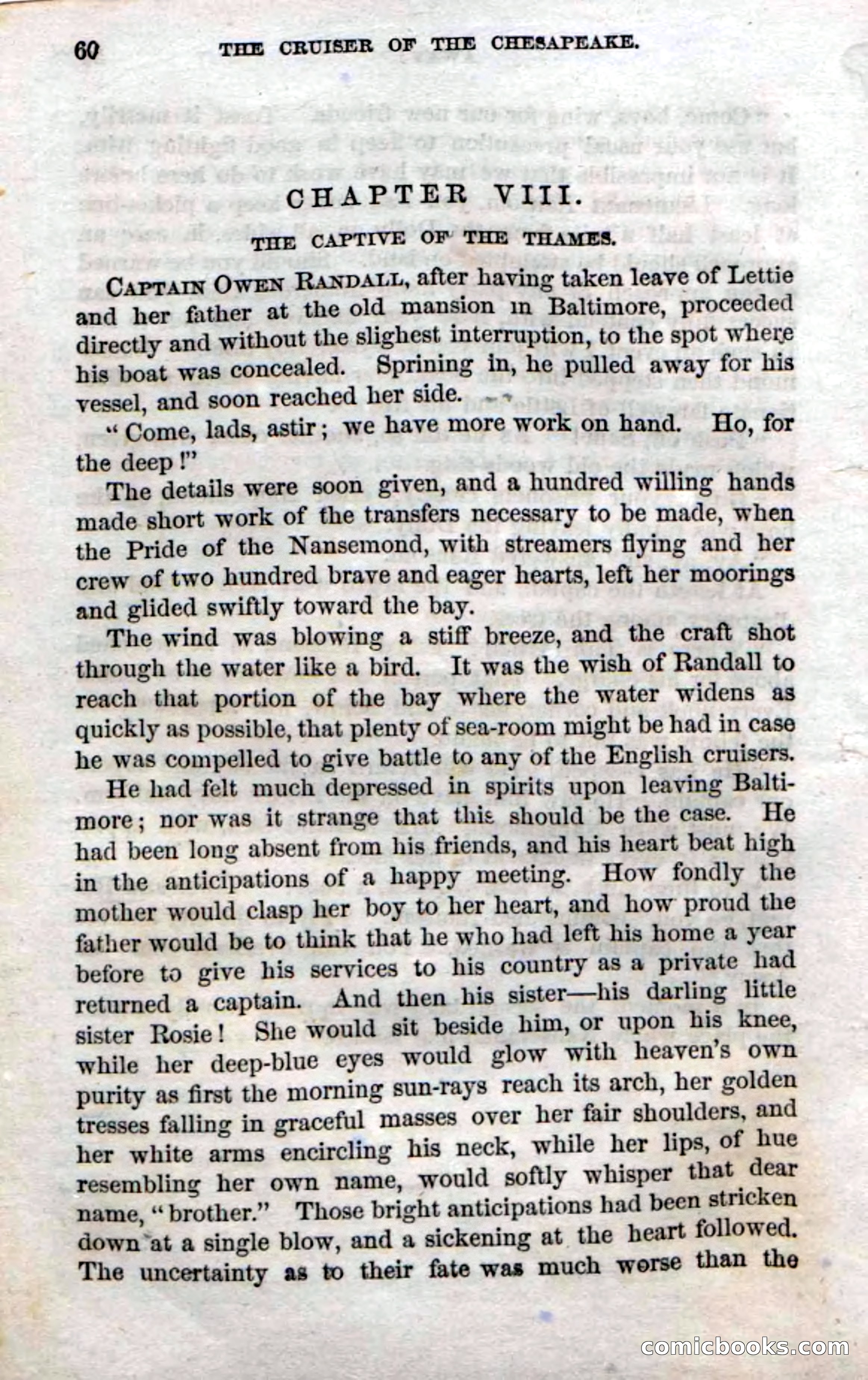 Beadle's Dime Novels No. 74: Cruiser of the Chesapeake — page 58 of 98