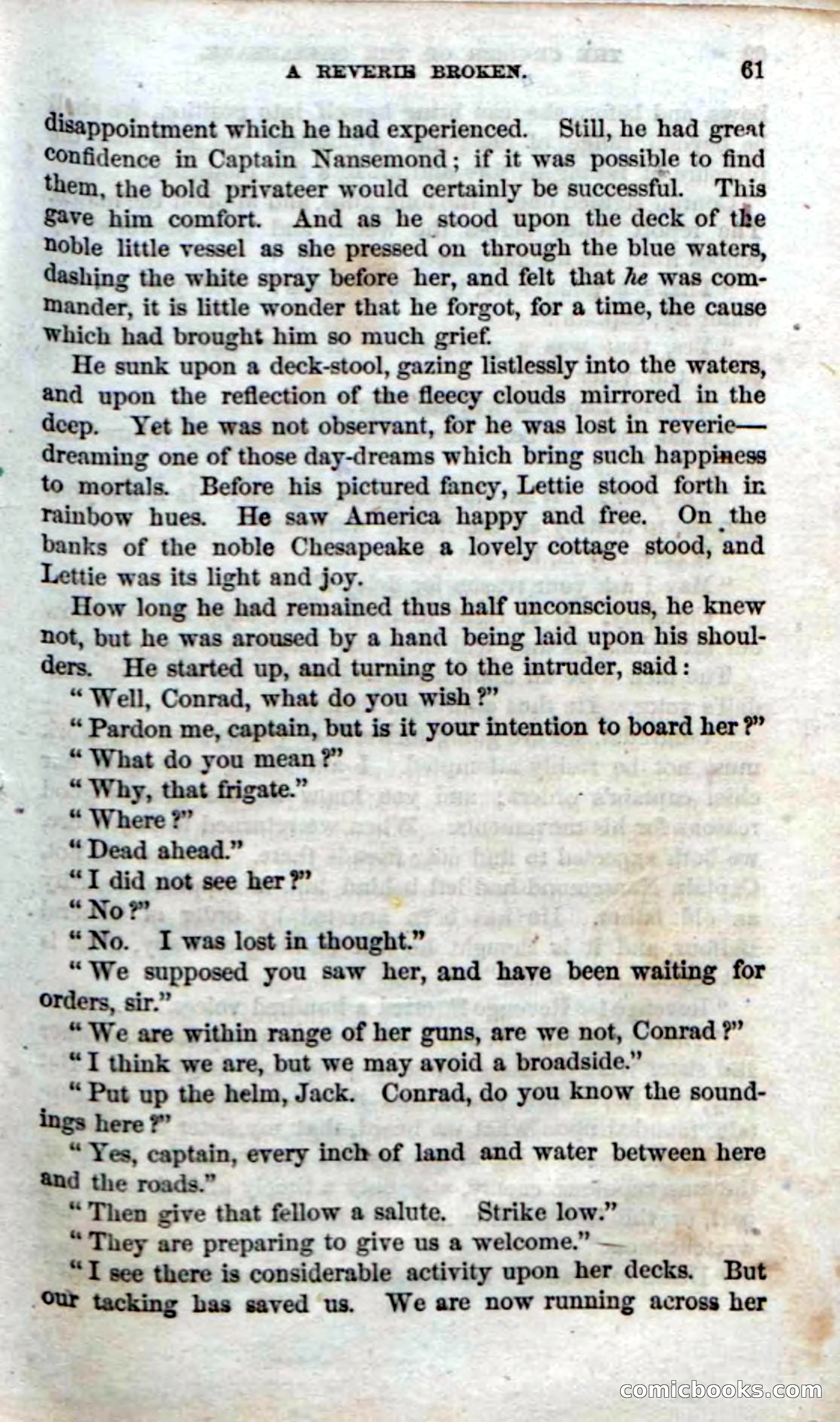Beadle's Dime Novels No. 74: Cruiser of the Chesapeake — page 59 of 98