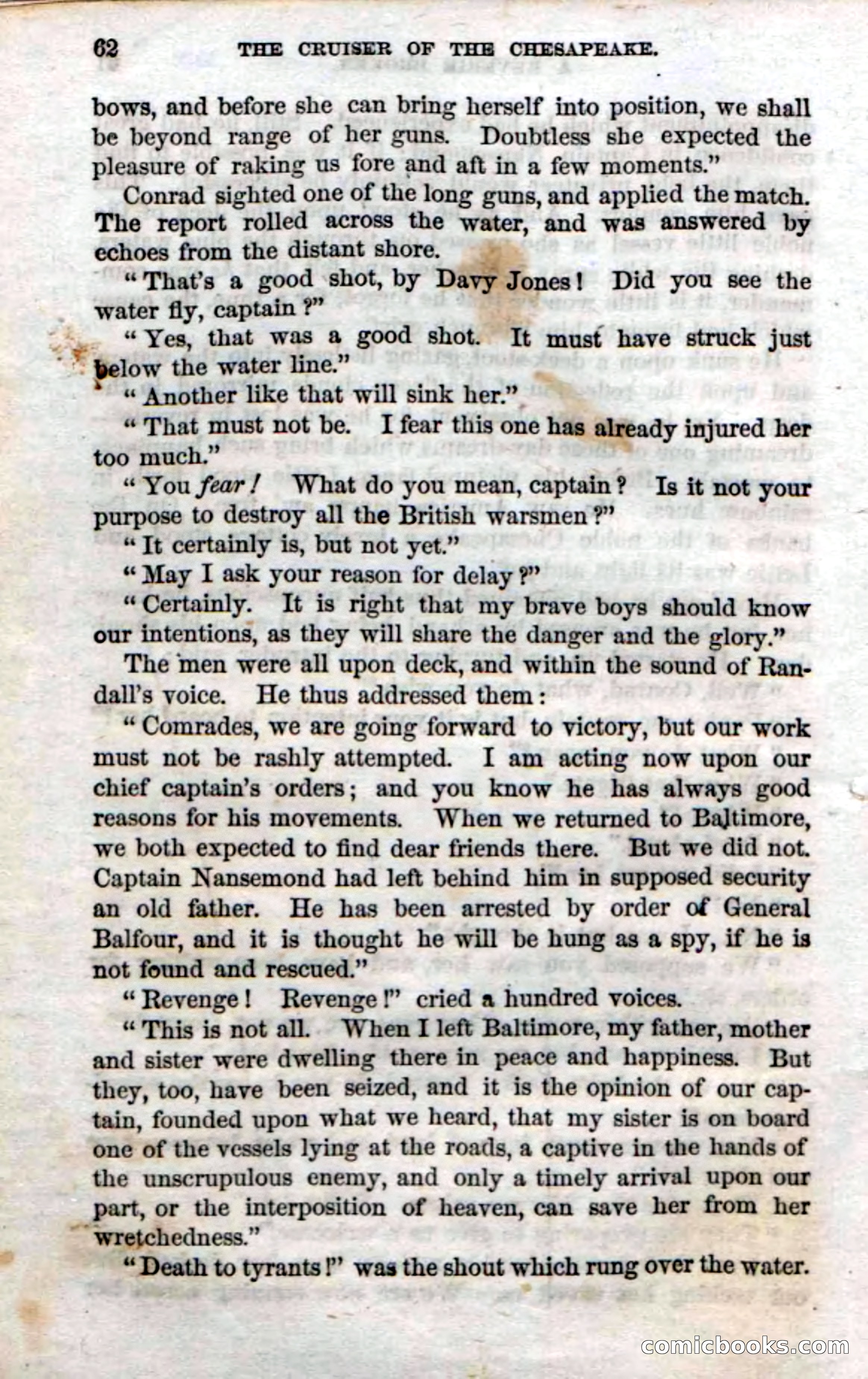 Beadle's Dime Novels No. 74: Cruiser of the Chesapeake — page 60 of 98