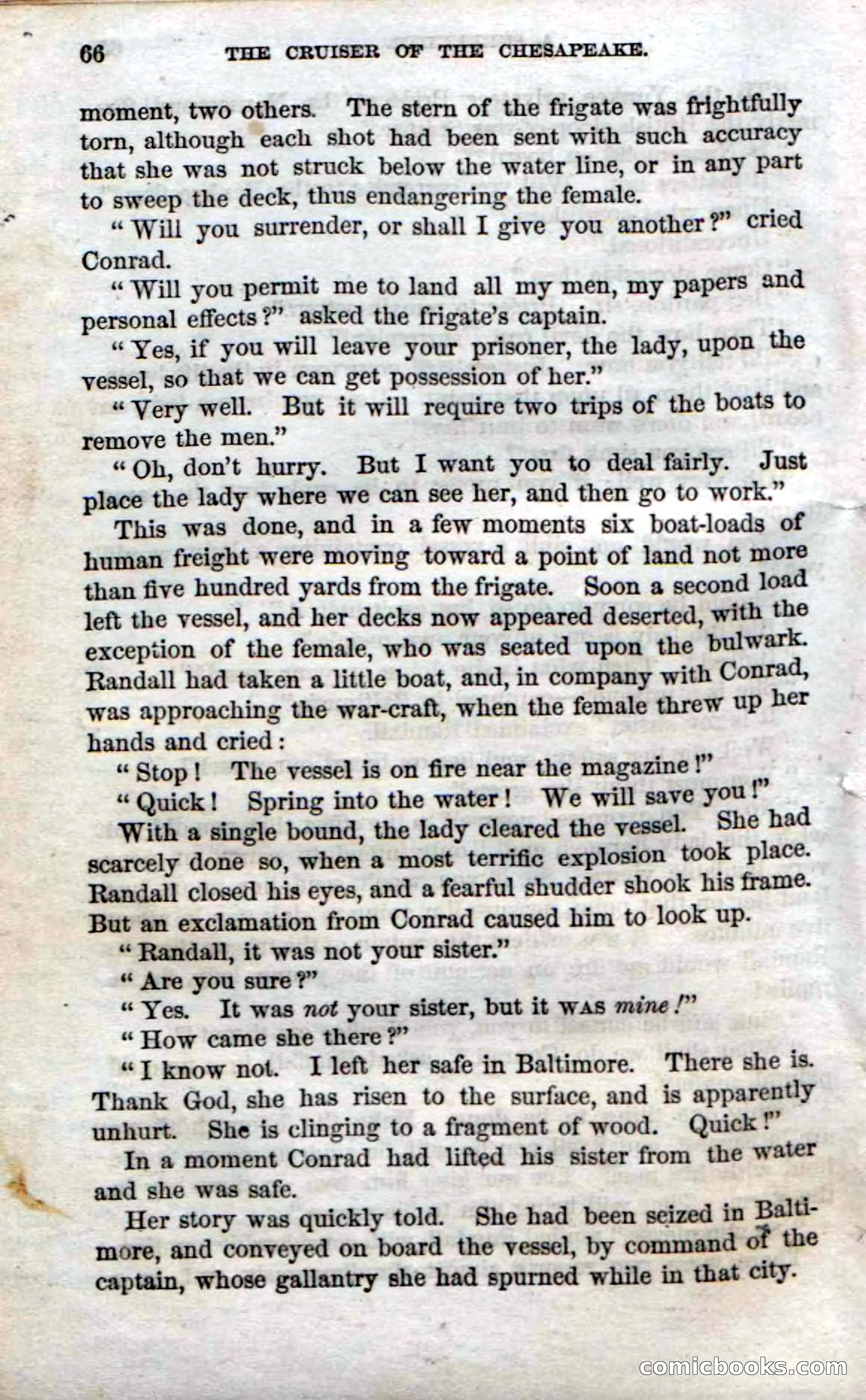 Beadle's Dime Novels No. 74: Cruiser of the Chesapeake — page 64 of 98