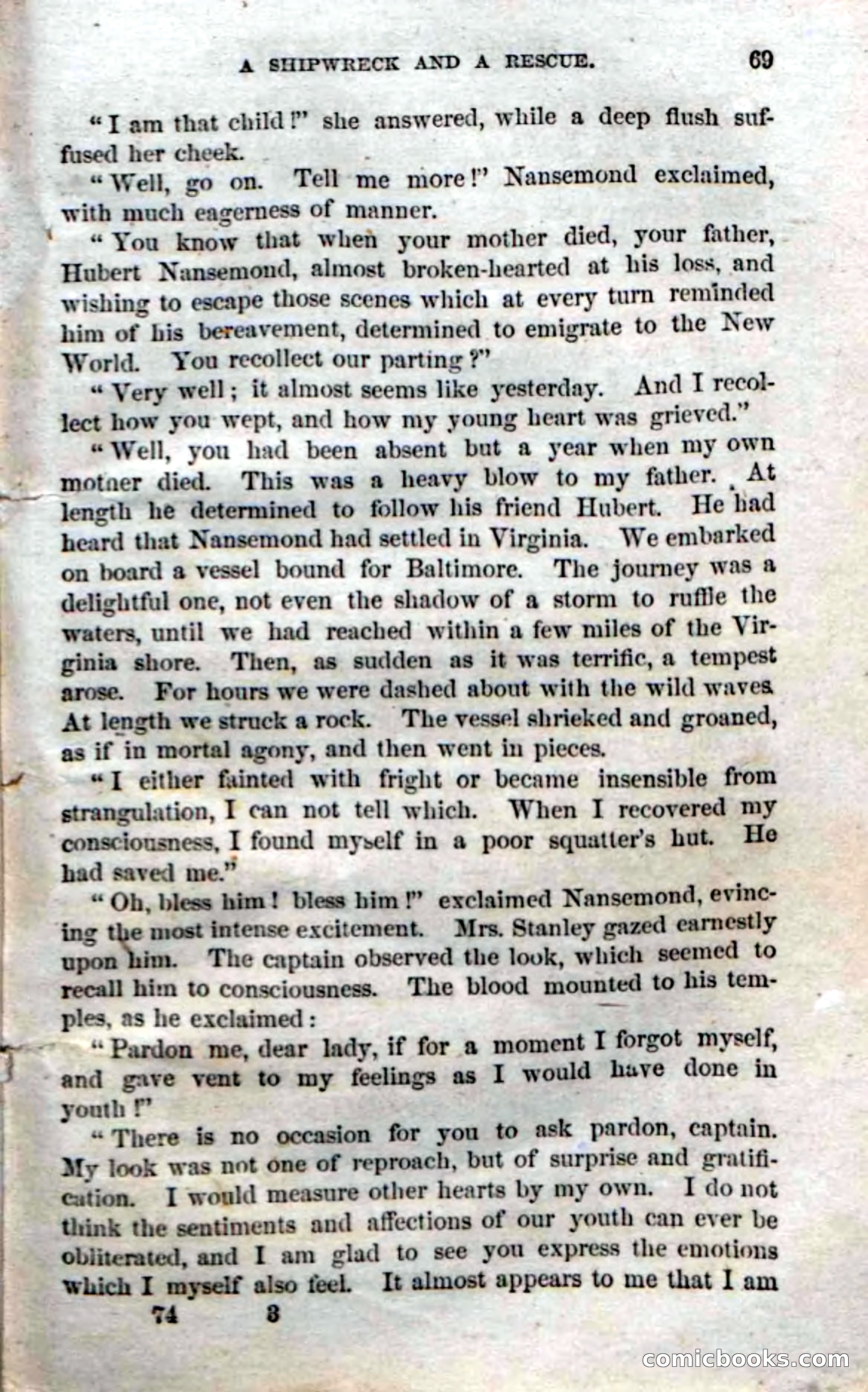 Beadle's Dime Novels No. 74: Cruiser of the Chesapeake — page 67 of 98