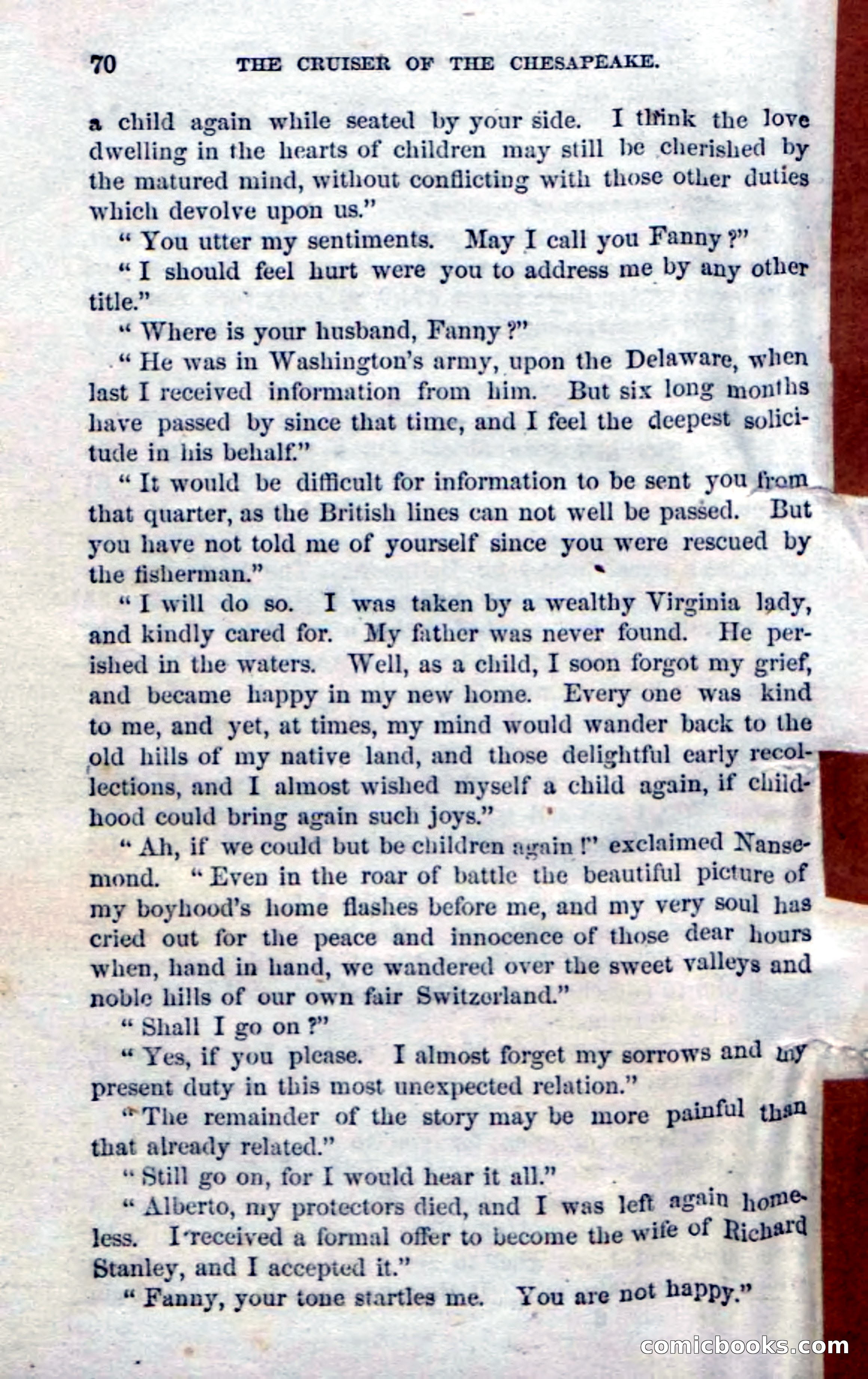 Beadle's Dime Novels No. 74: Cruiser of the Chesapeake — page 68 of 98