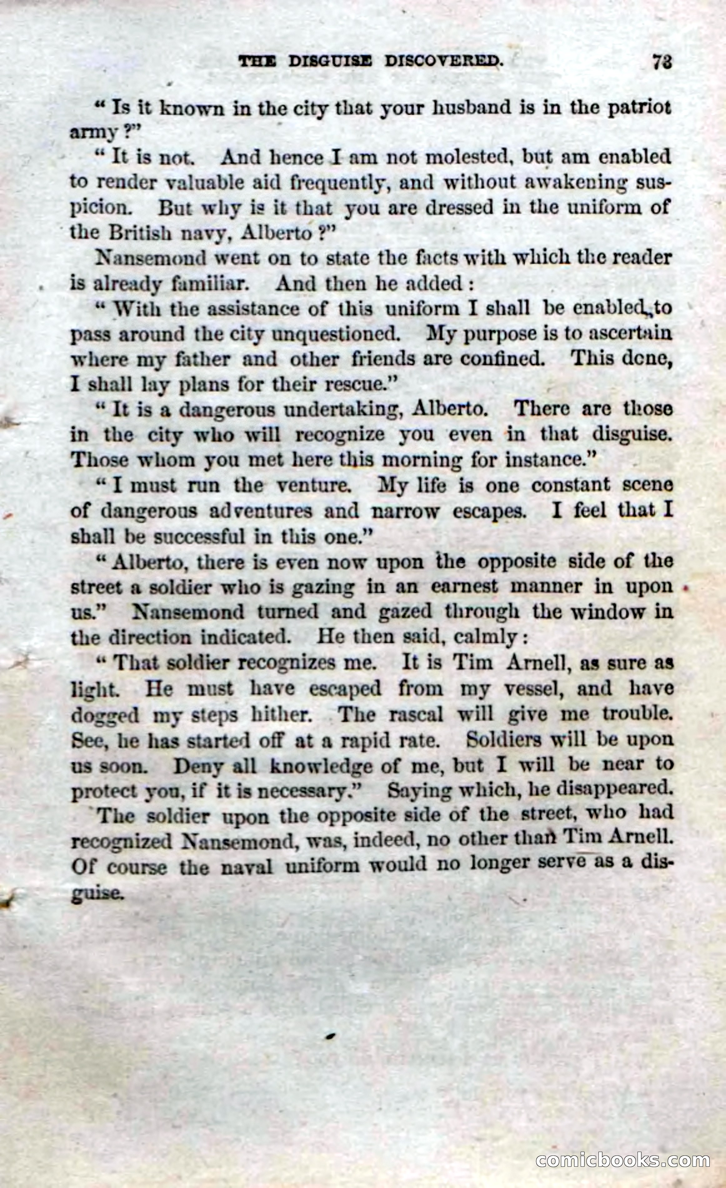 Beadle's Dime Novels No. 74: Cruiser of the Chesapeake — page 71 of 98